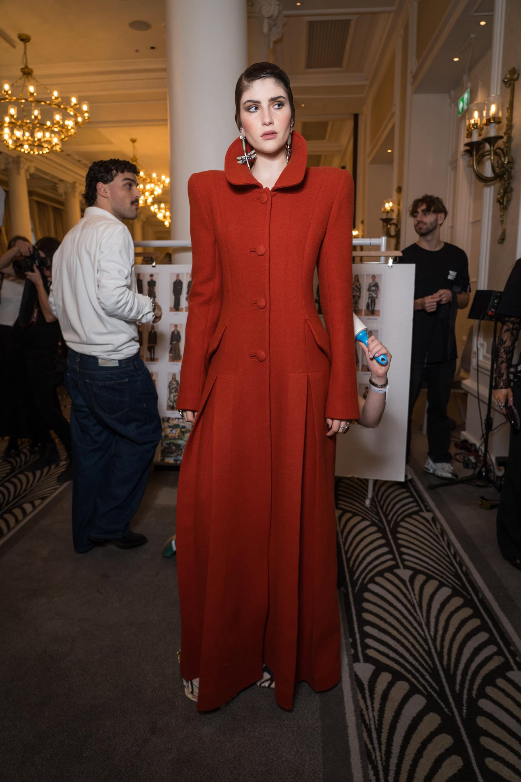 Paul Costelloe  Fall 2025 Fashion Show Backstage