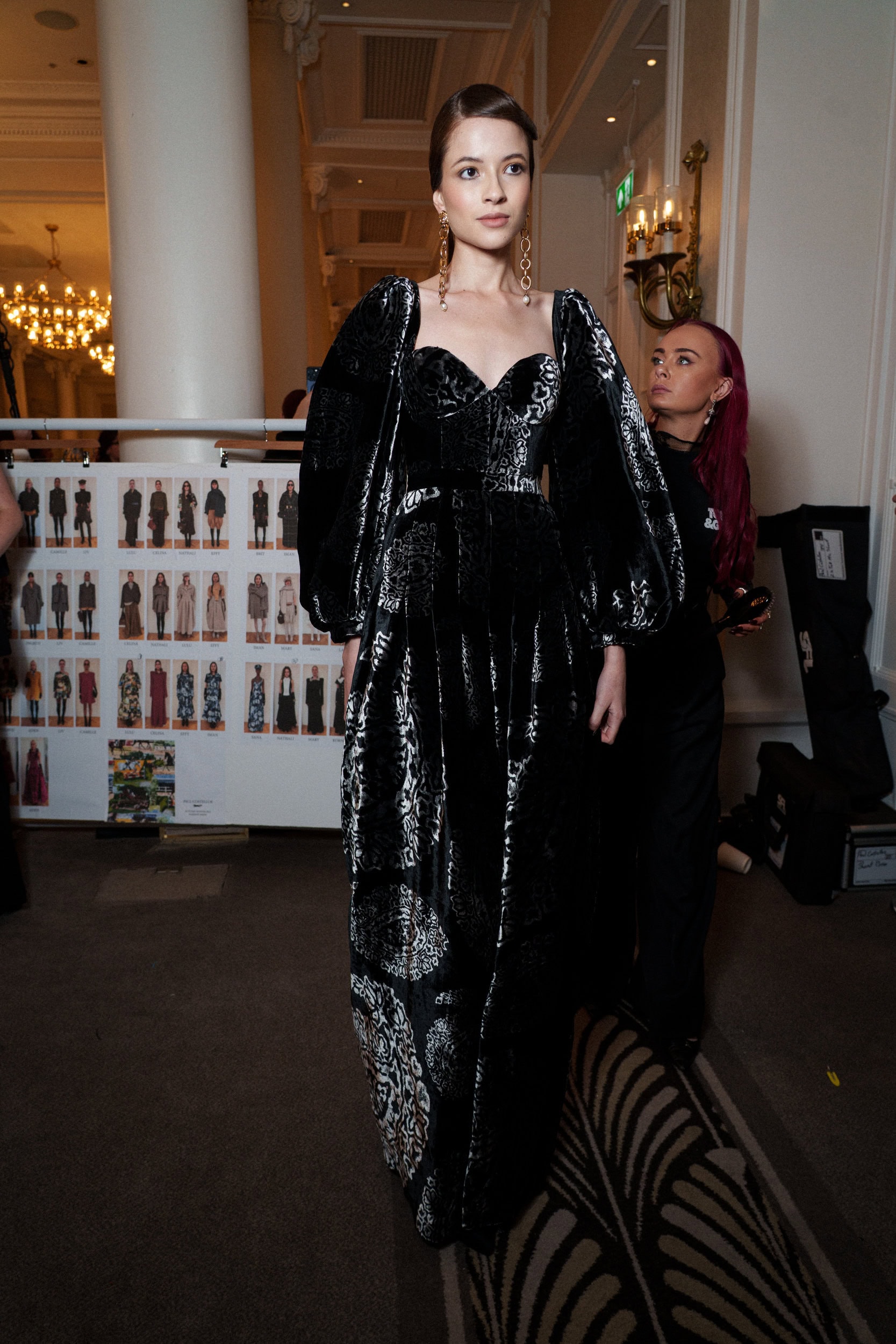 Paul Costelloe  Fall 2025 Fashion Show Backstage