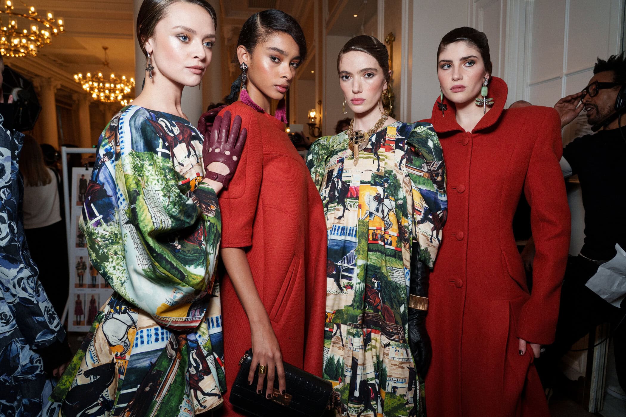 Paul Costelloe  Fall 2025 Fashion Show Backstage