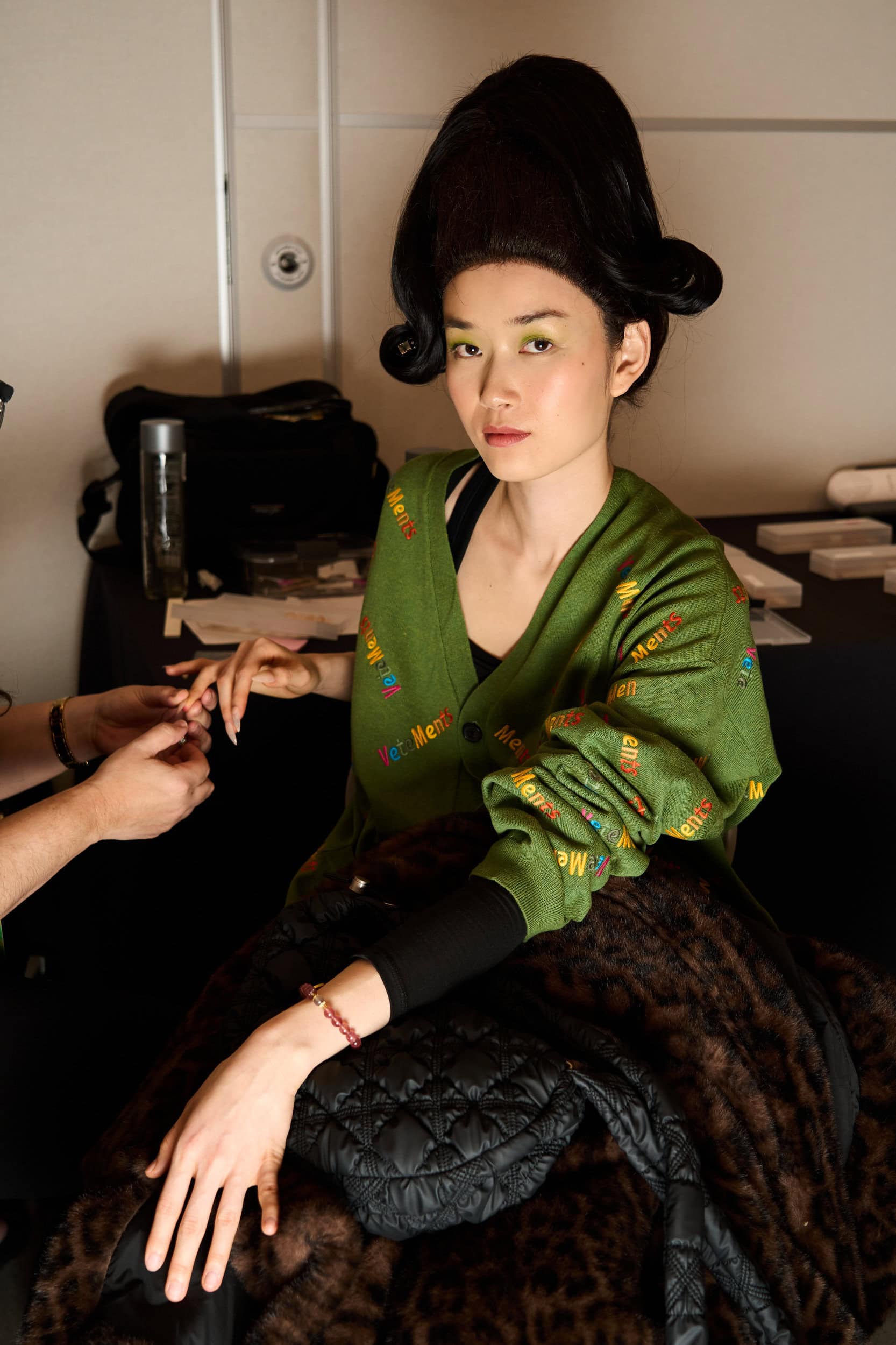 Christian Cowan  Fall 2025 Fashion Show Backstage