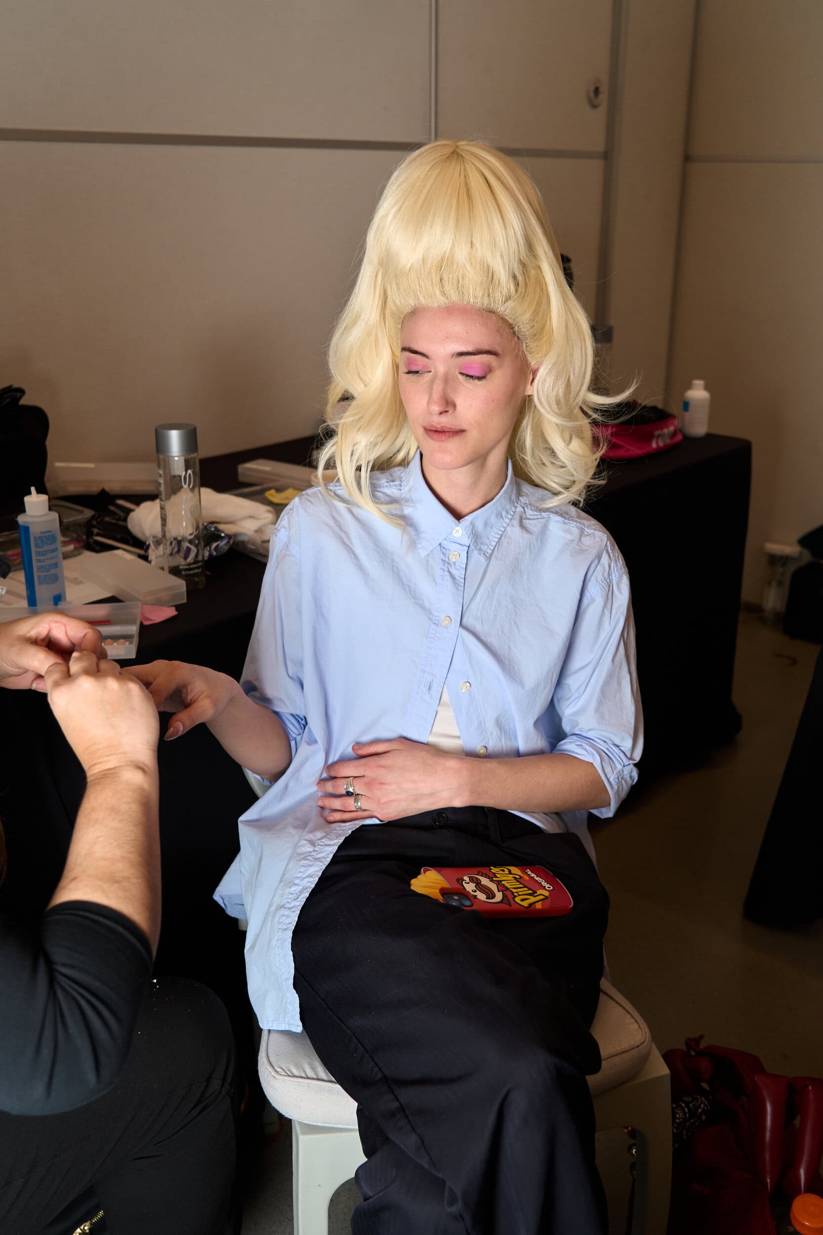 Christian Cowan  Fall 2025 Fashion Show Backstage