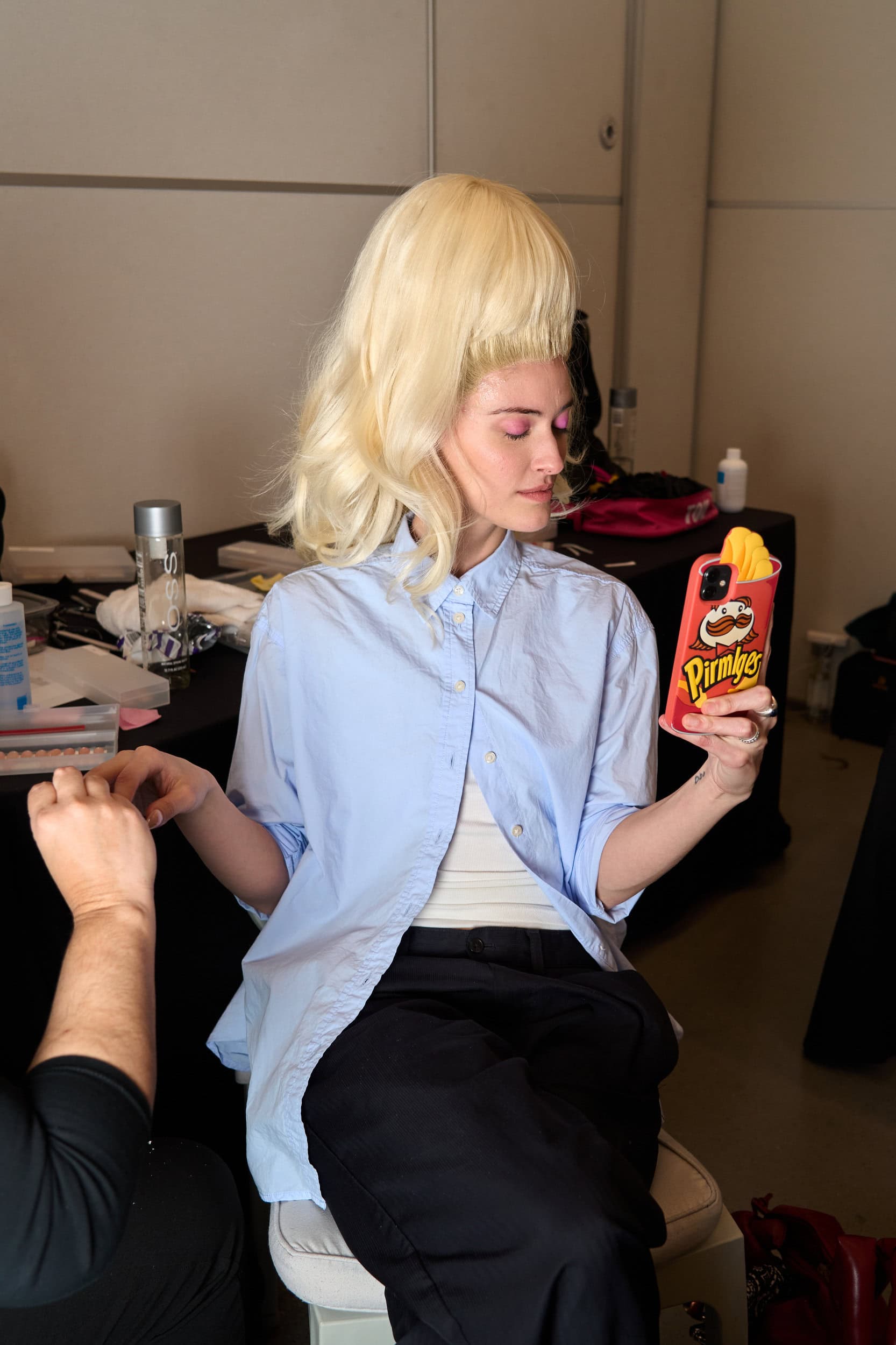 Christian Cowan  Fall 2025 Fashion Show Backstage