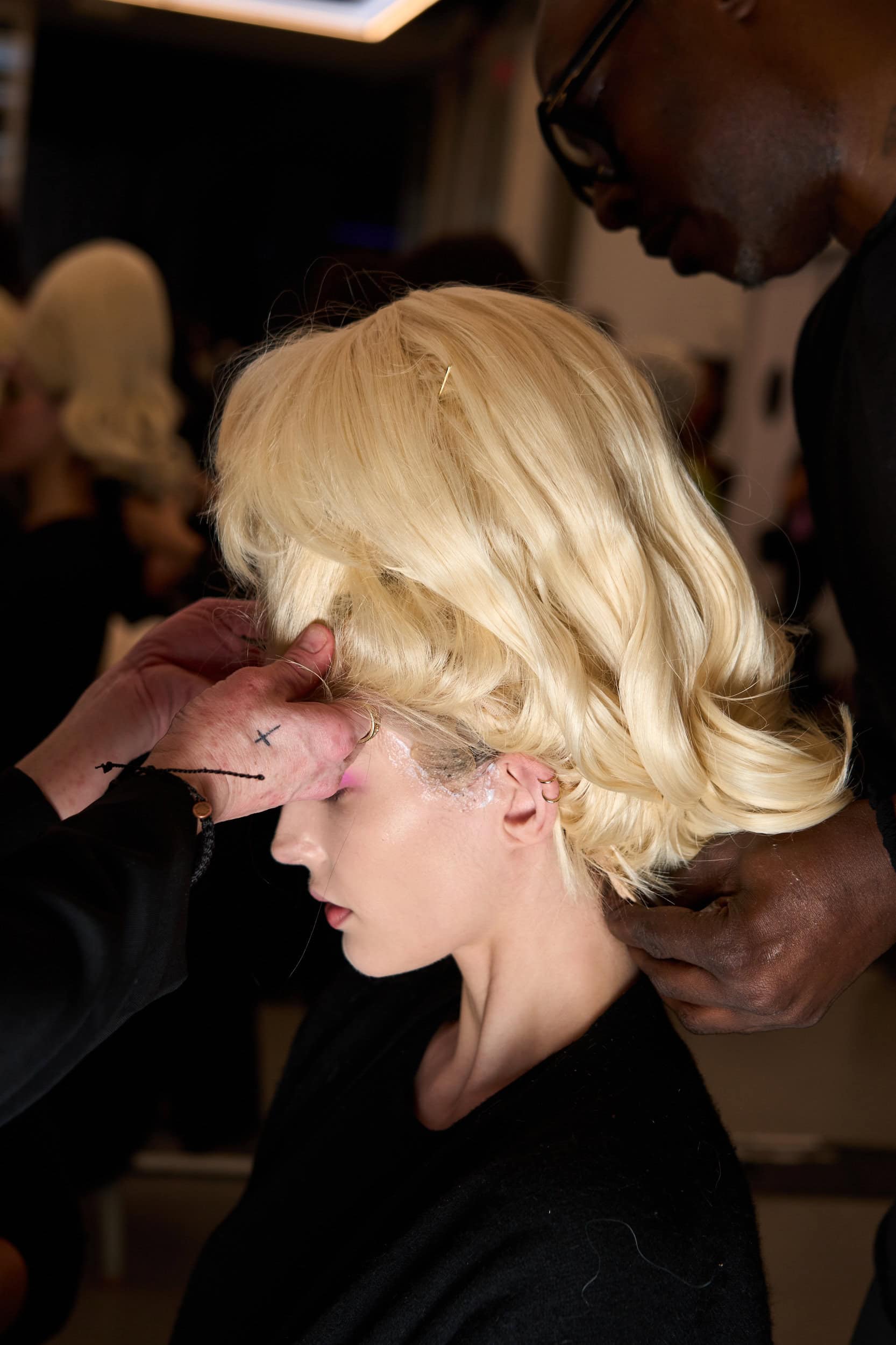 Christian Cowan  Fall 2025 Fashion Show Backstage