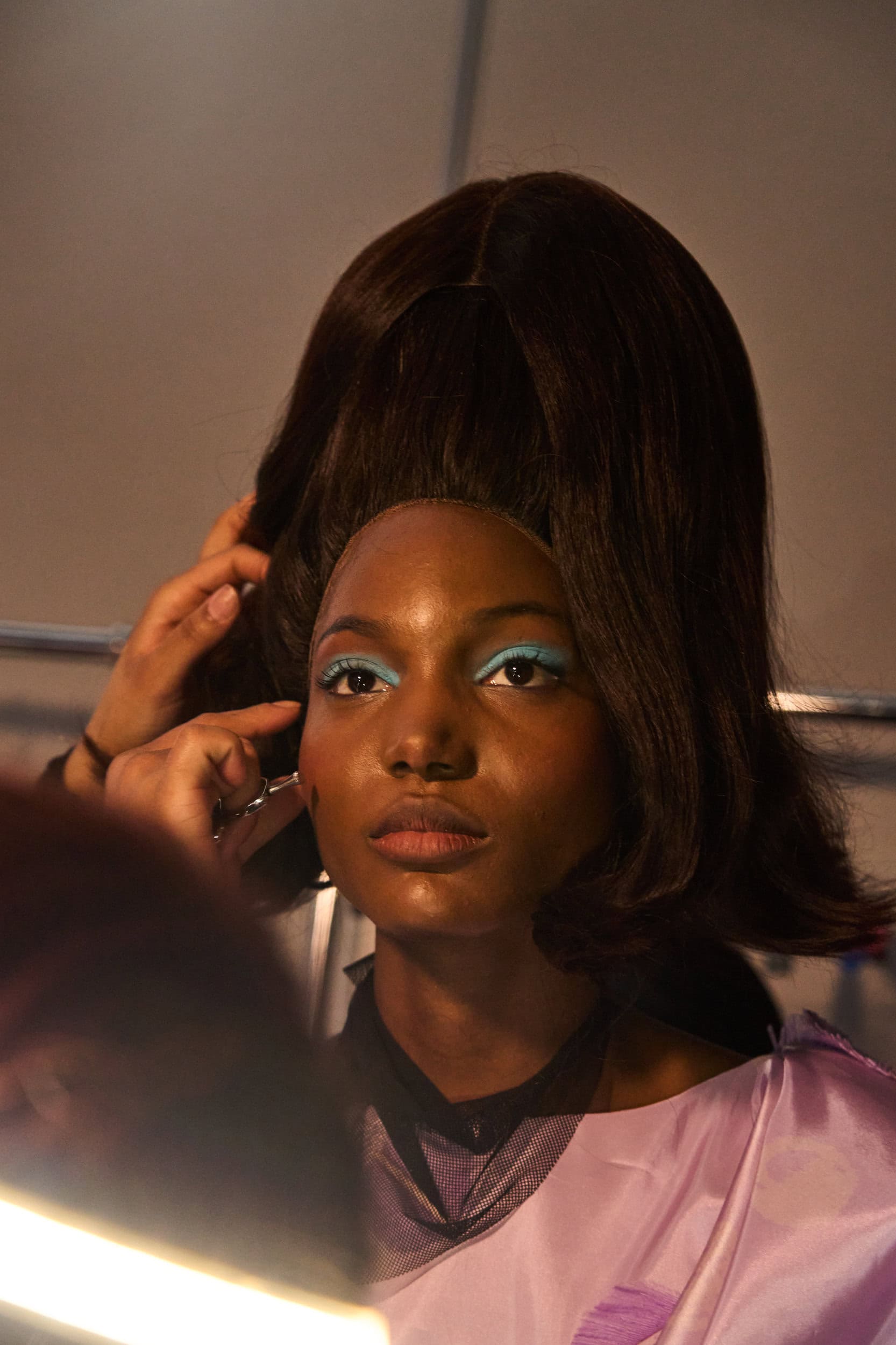 Christian Cowan  Fall 2025 Fashion Show Backstage