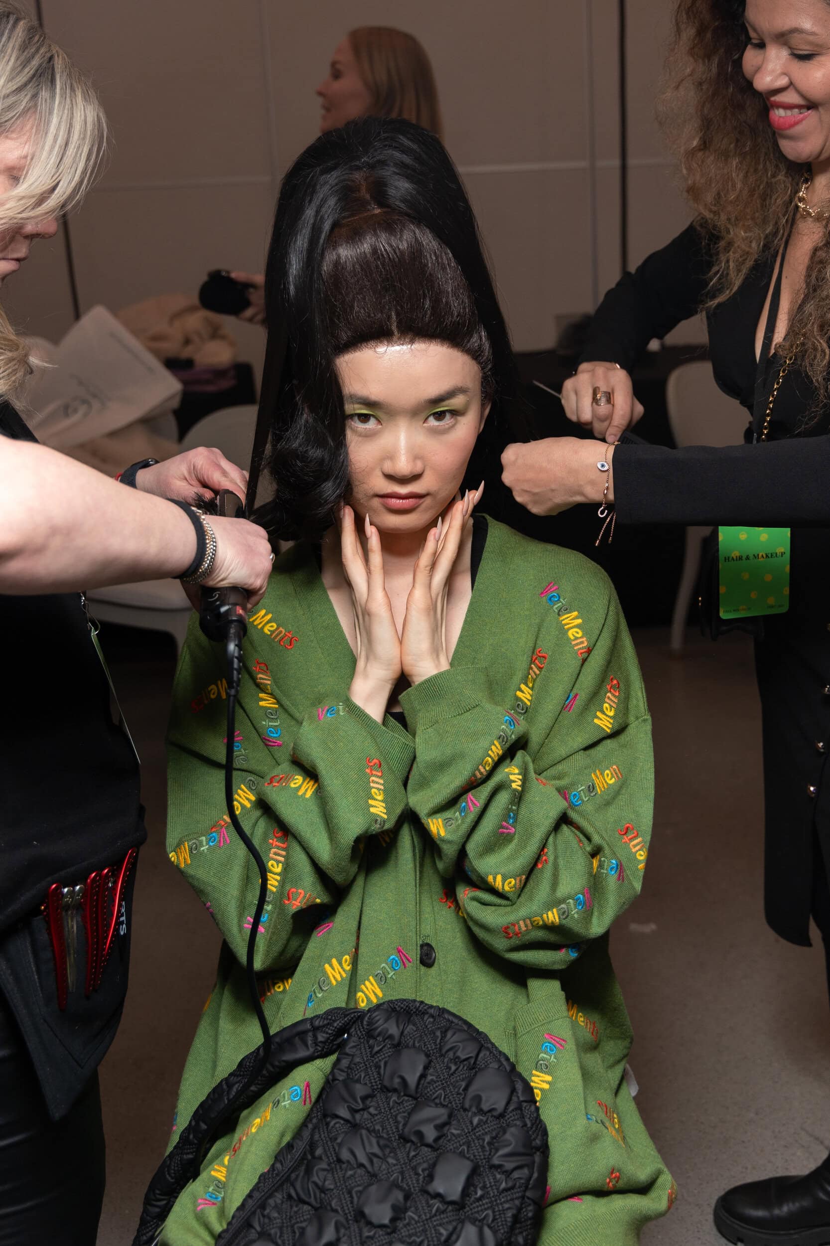 Christian Cowan  Fall 2025 Fashion Show Backstage