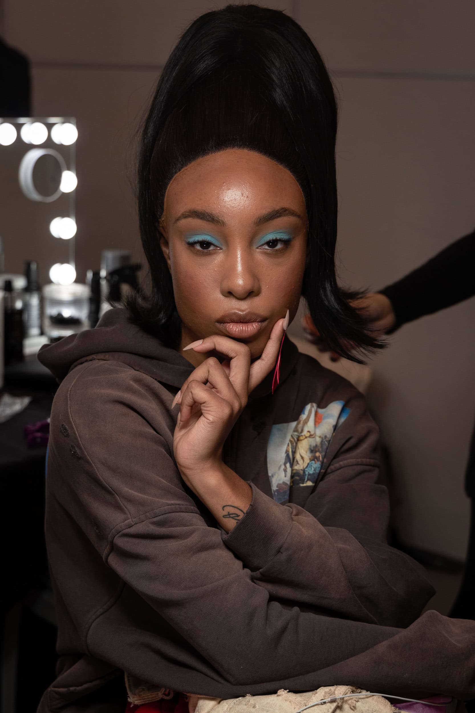 Christian Cowan  Fall 2025 Fashion Show Backstage