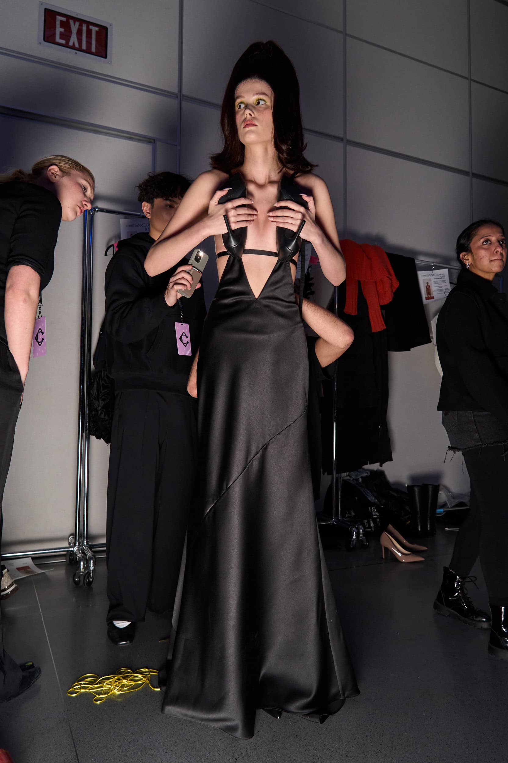 Christian Cowan  Fall 2025 Fashion Show Backstage