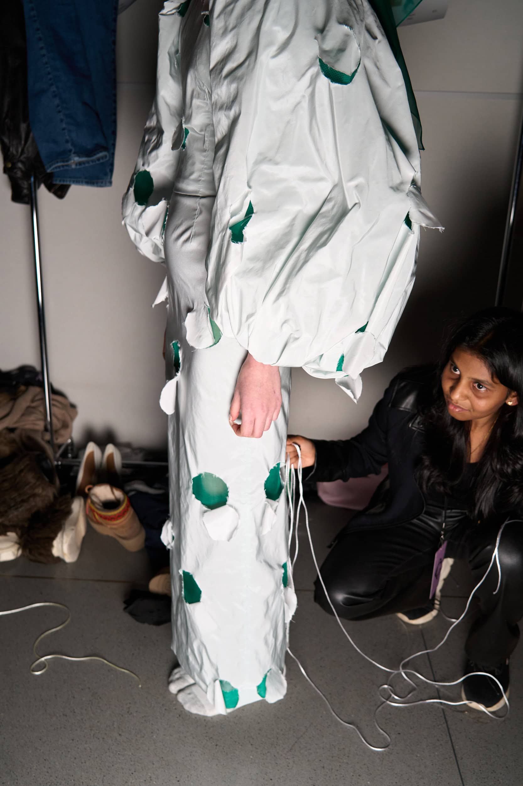 Christian Cowan  Fall 2025 Fashion Show Backstage