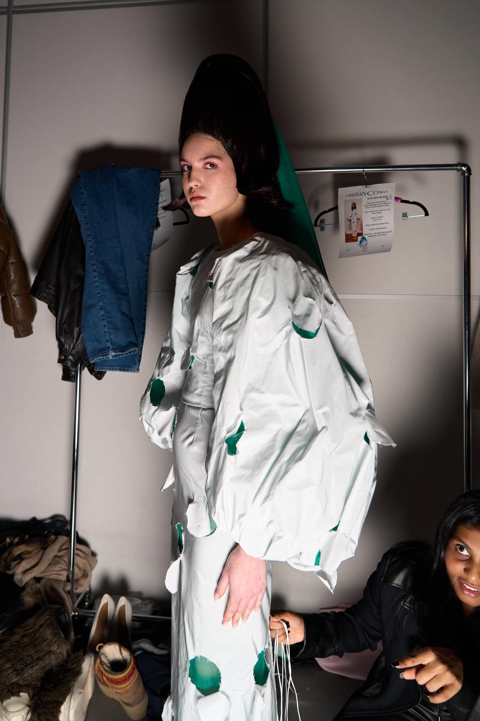 Christian Cowan  Fall 2025 Fashion Show Backstage