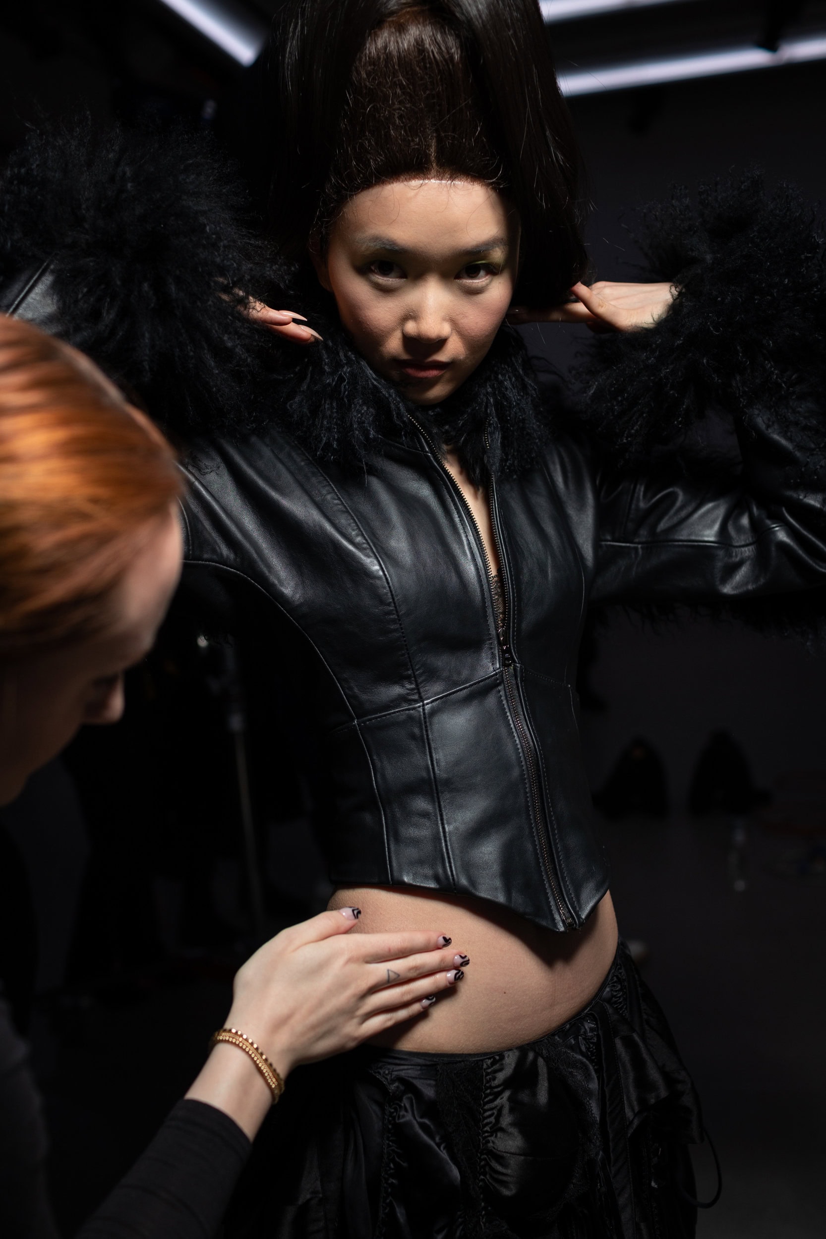 Christian Cowan  Fall 2025 Fashion Show Backstage