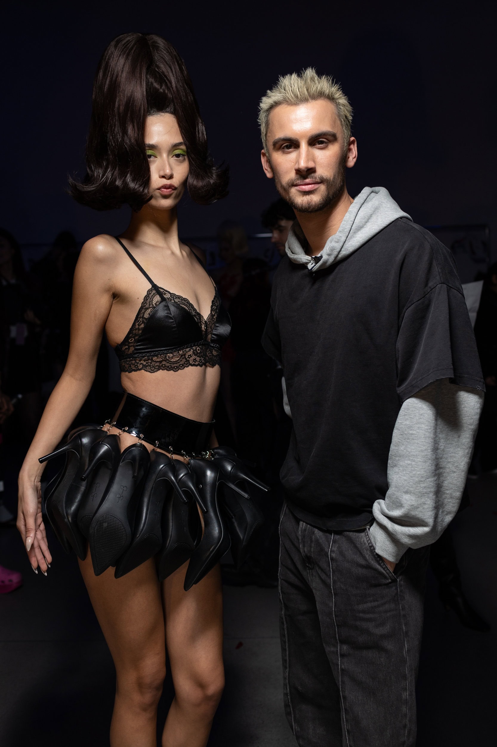 Christian Cowan  Fall 2025 Fashion Show Backstage