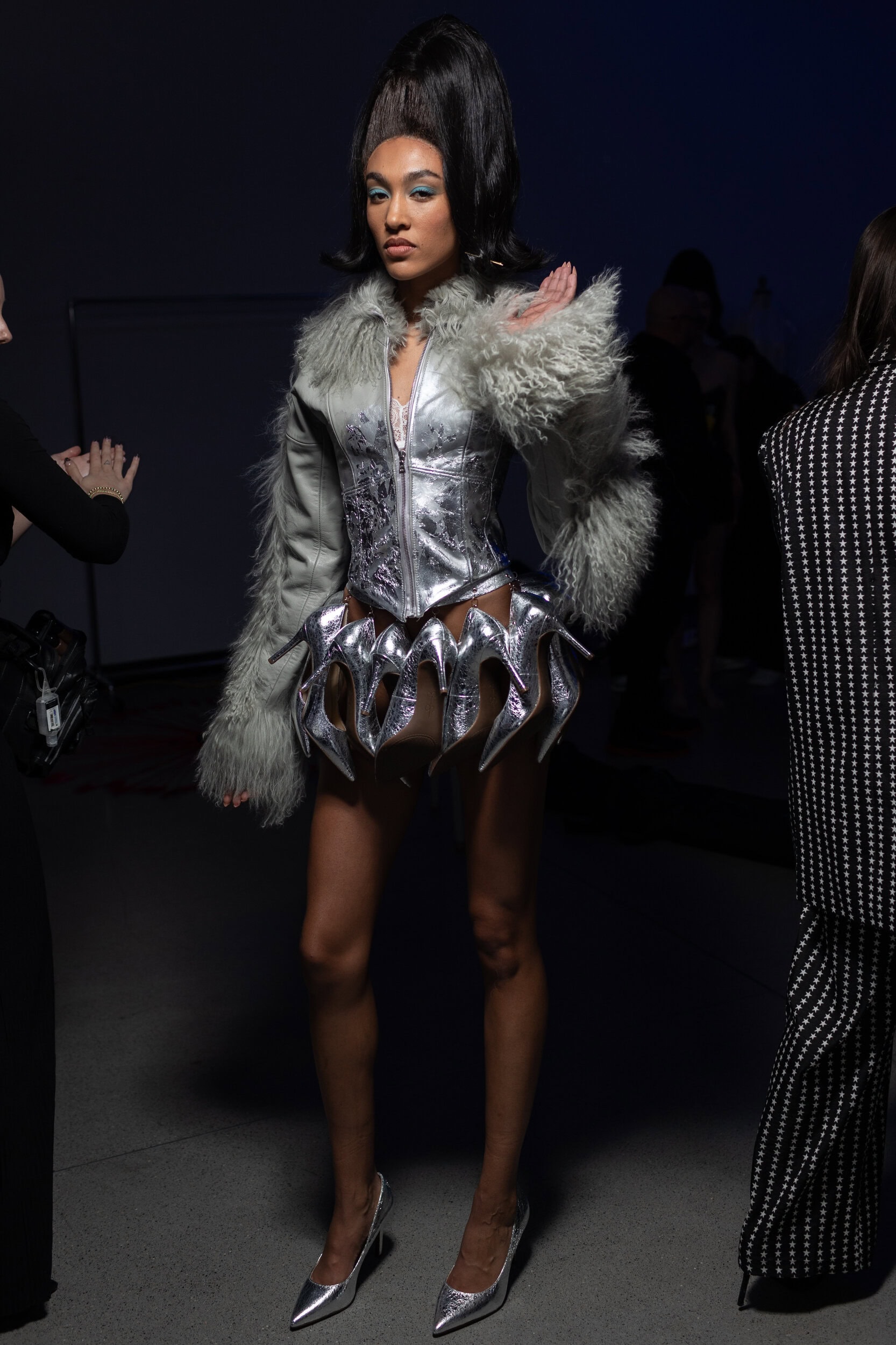 Christian Cowan  Fall 2025 Fashion Show Backstage