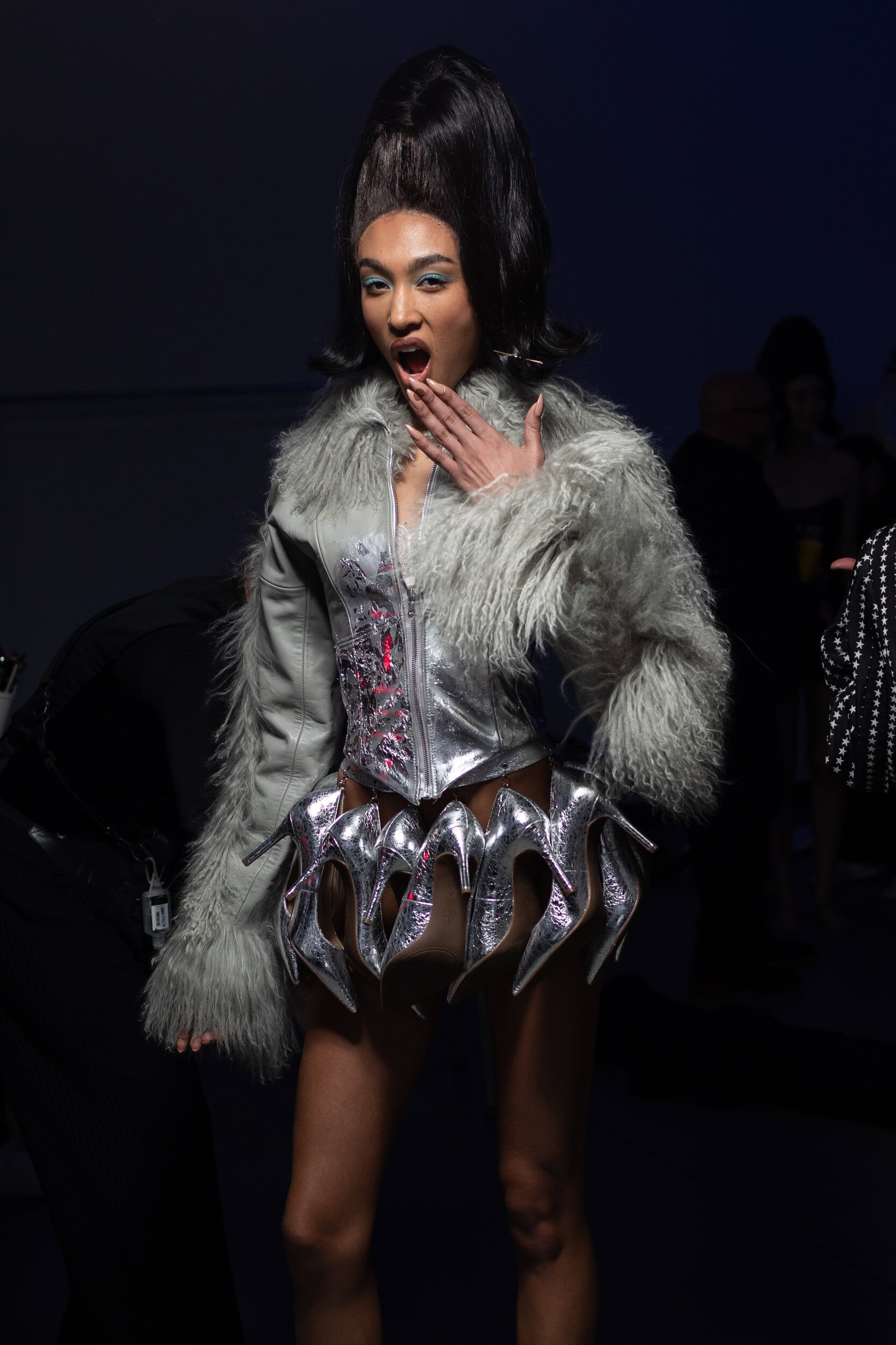 Christian Cowan  Fall 2025 Fashion Show Backstage