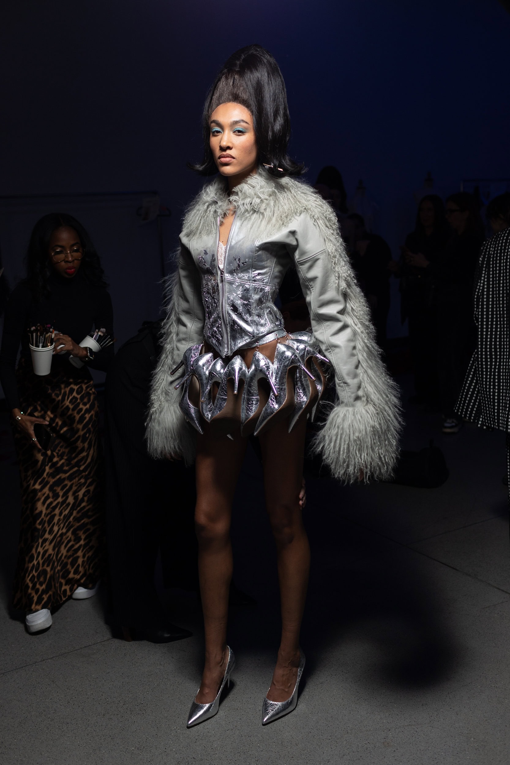 Christian Cowan  Fall 2025 Fashion Show Backstage