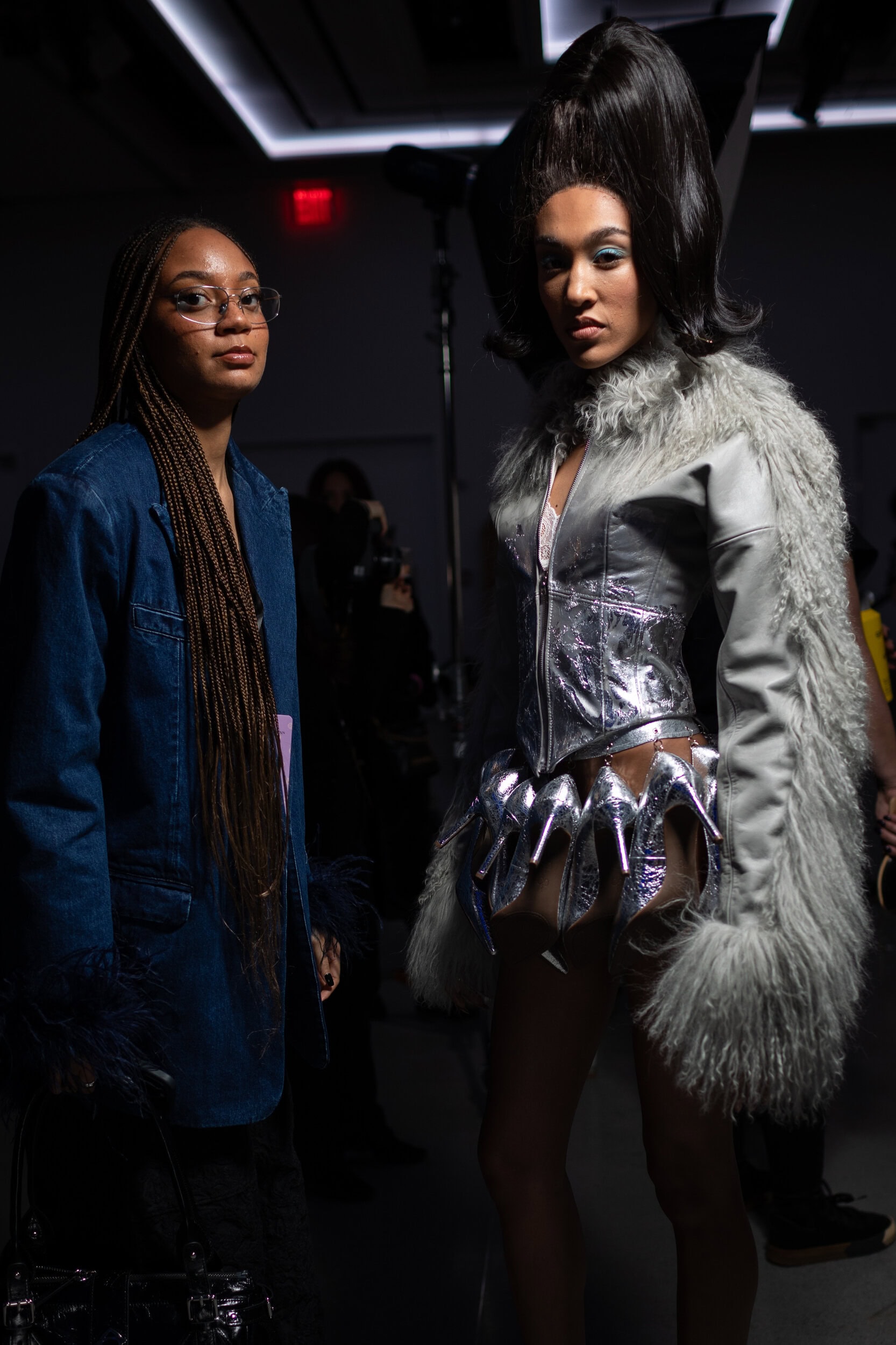 Christian Cowan  Fall 2025 Fashion Show Backstage