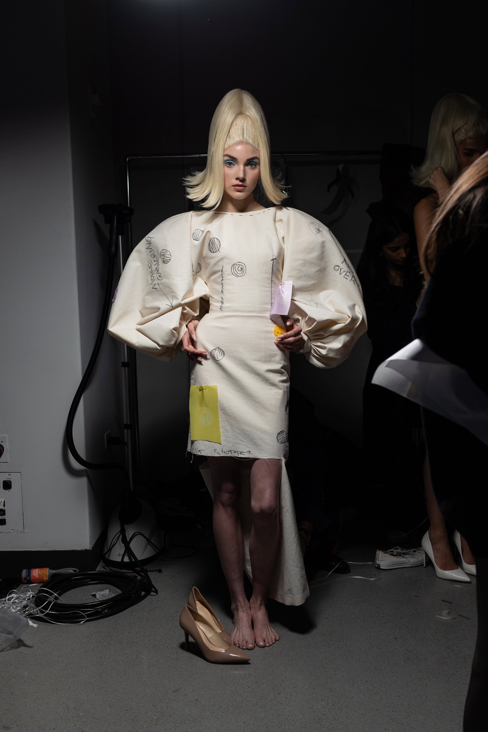 Christian Cowan  Fall 2025 Fashion Show Backstage