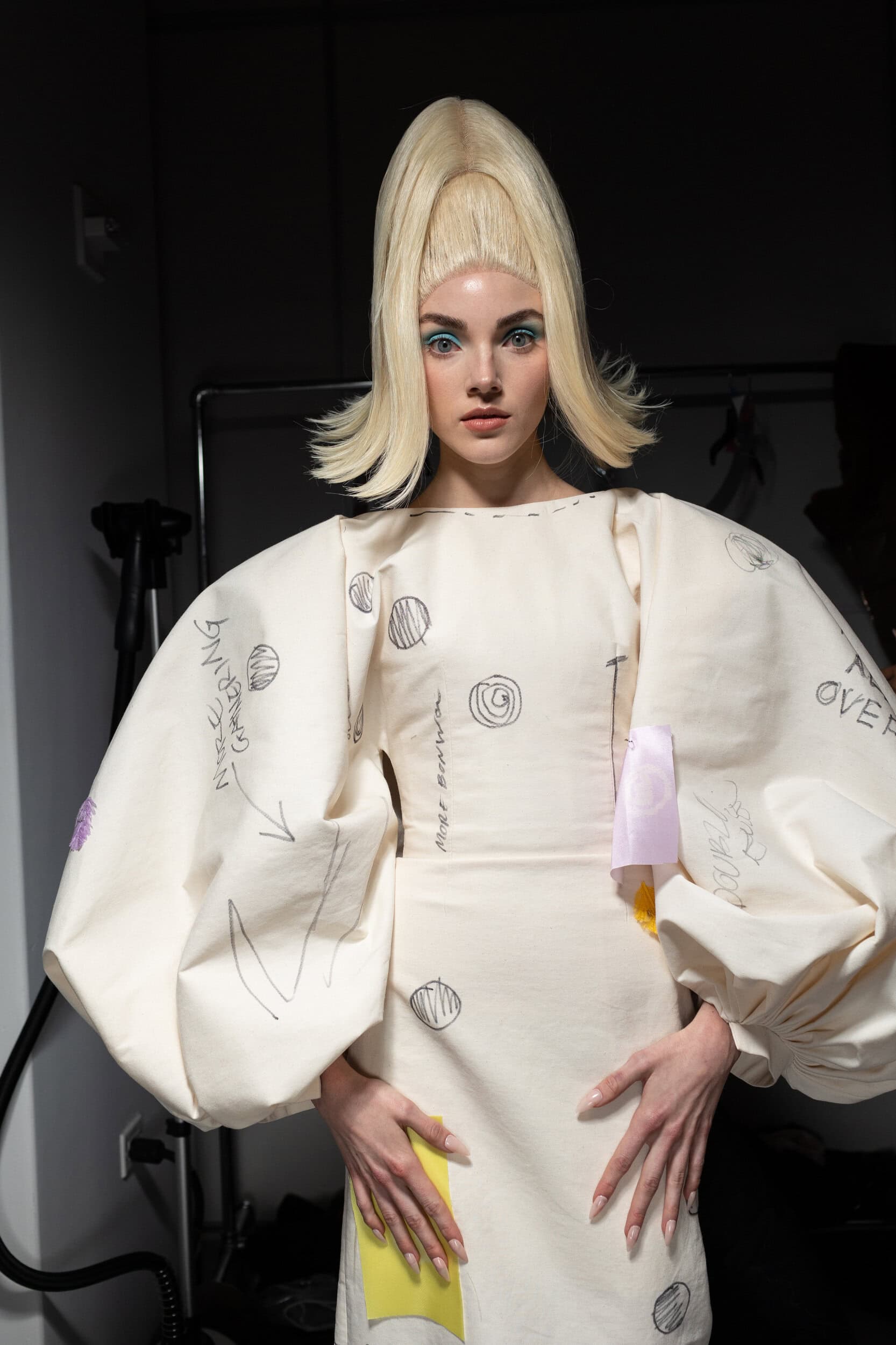 Christian Cowan  Fall 2025 Fashion Show Backstage