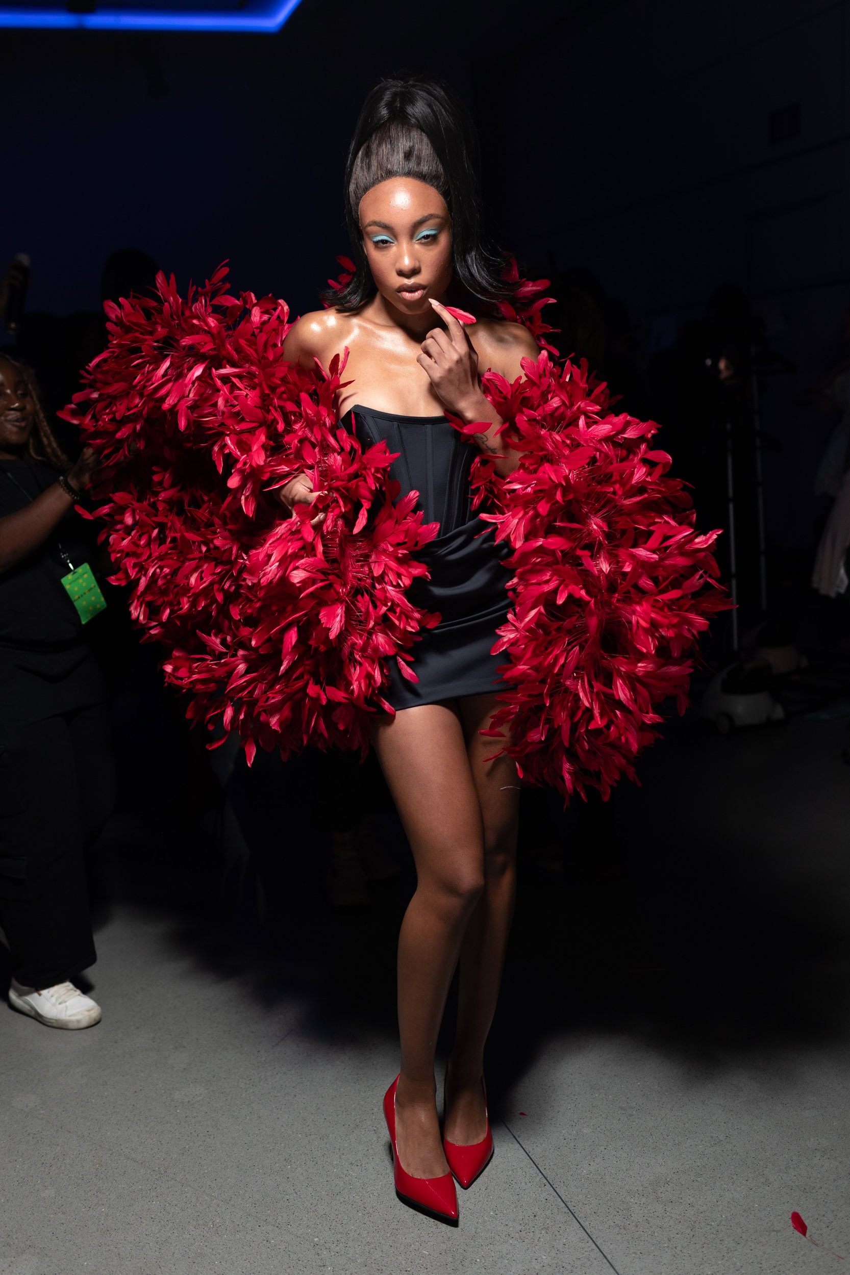 Christian Cowan  Fall 2025 Fashion Show Backstage