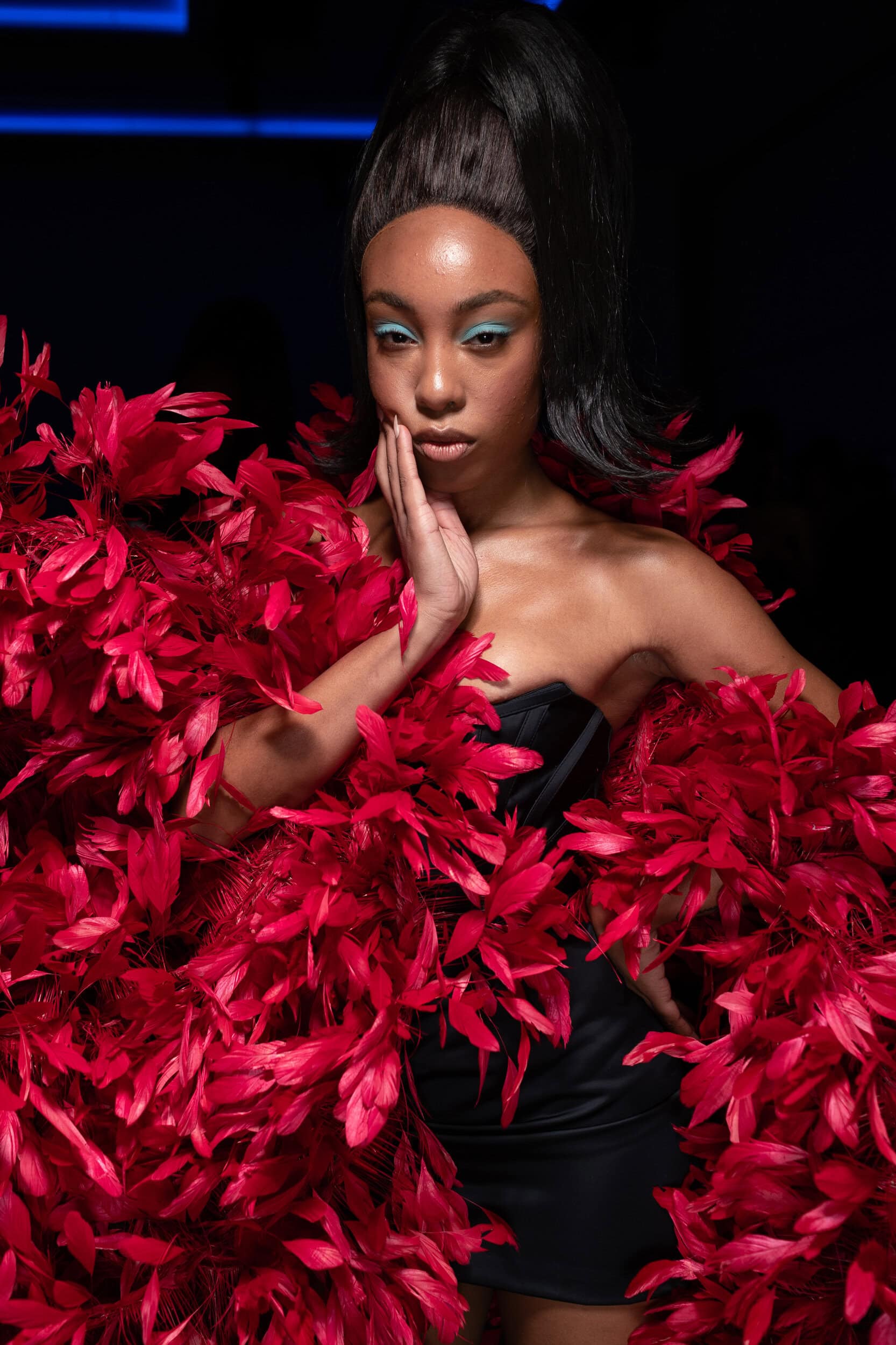 Christian Cowan  Fall 2025 Fashion Show Backstage