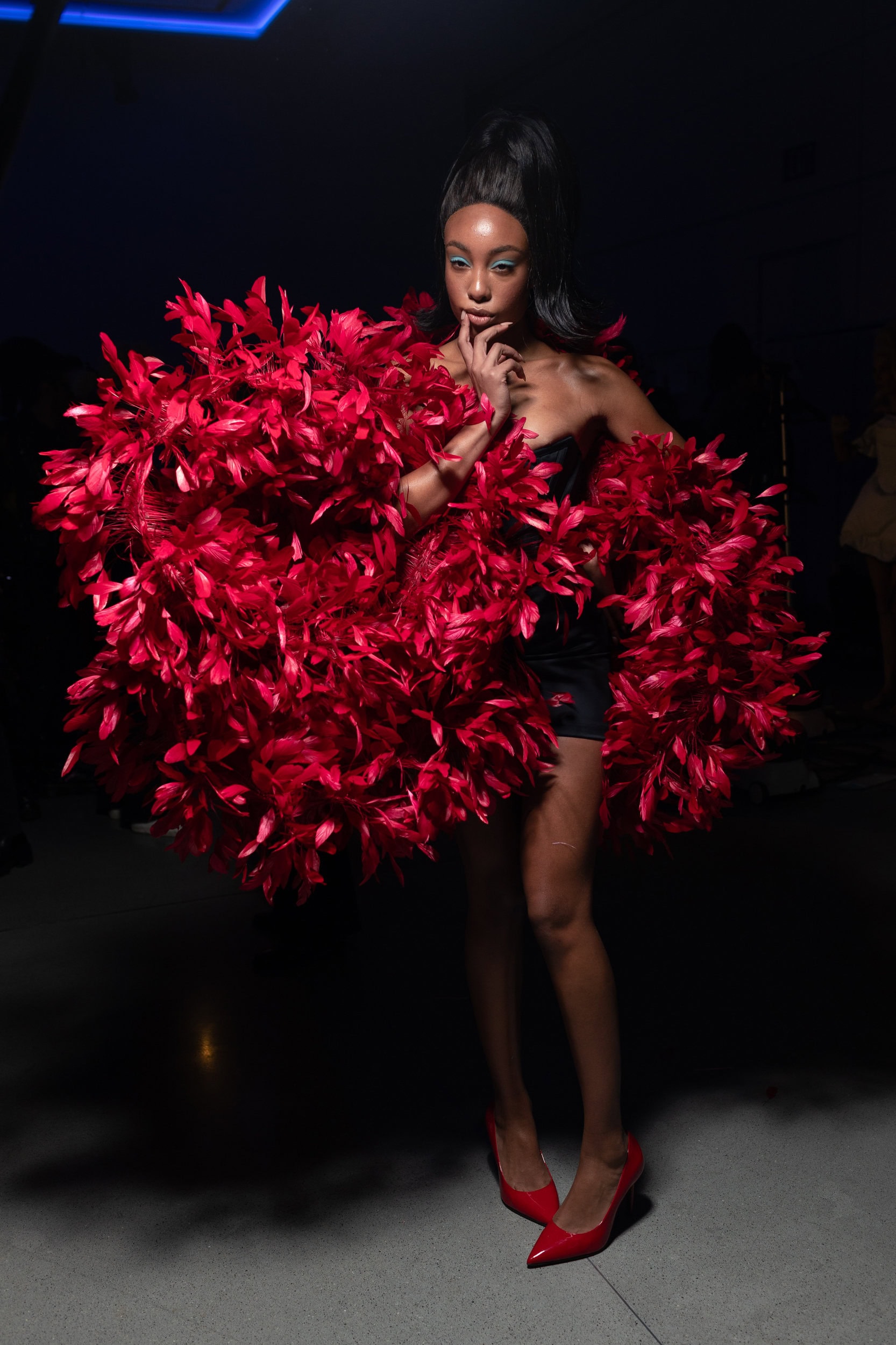 Christian Cowan  Fall 2025 Fashion Show Backstage