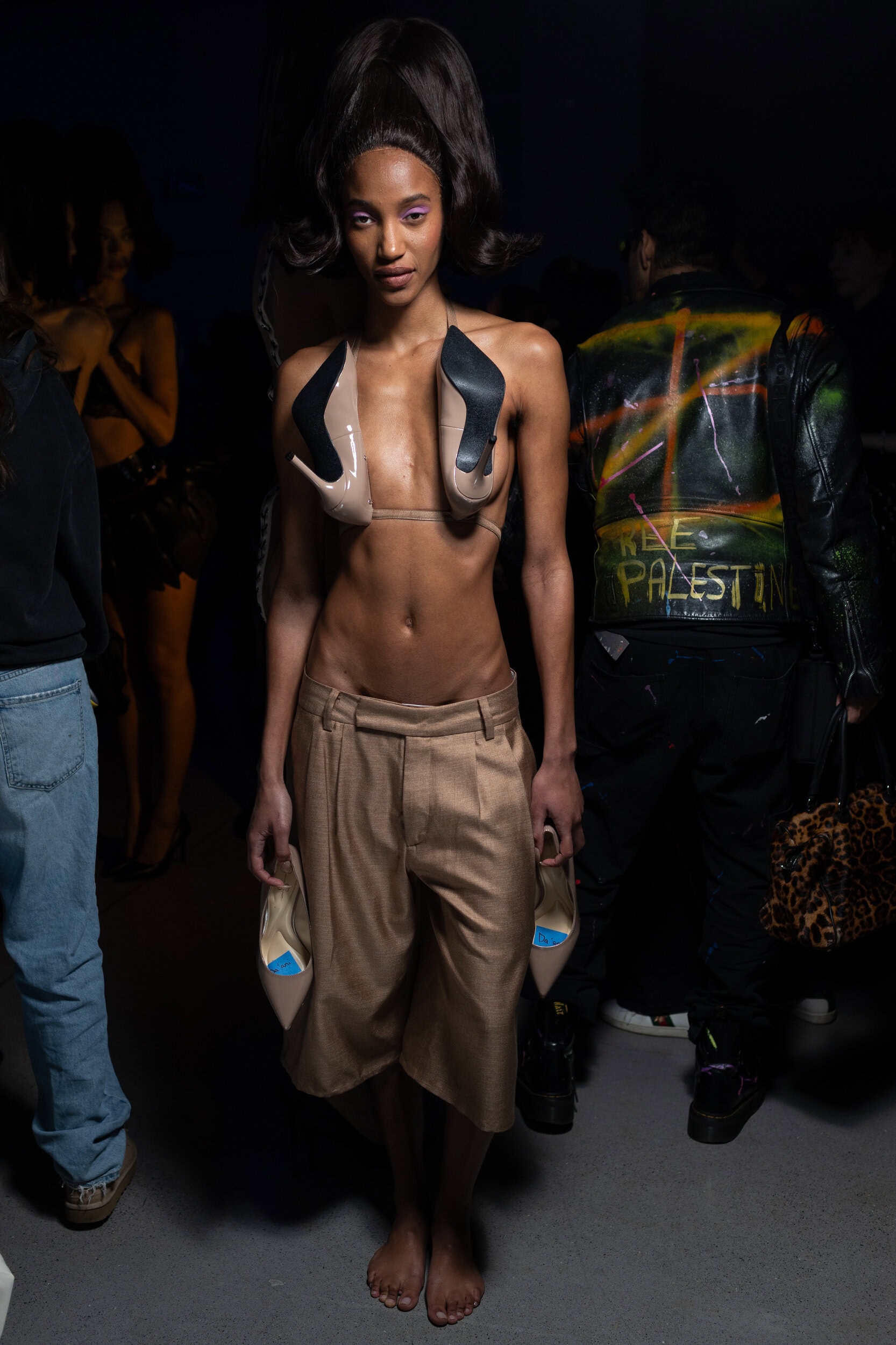 Christian Cowan  Fall 2025 Fashion Show Backstage