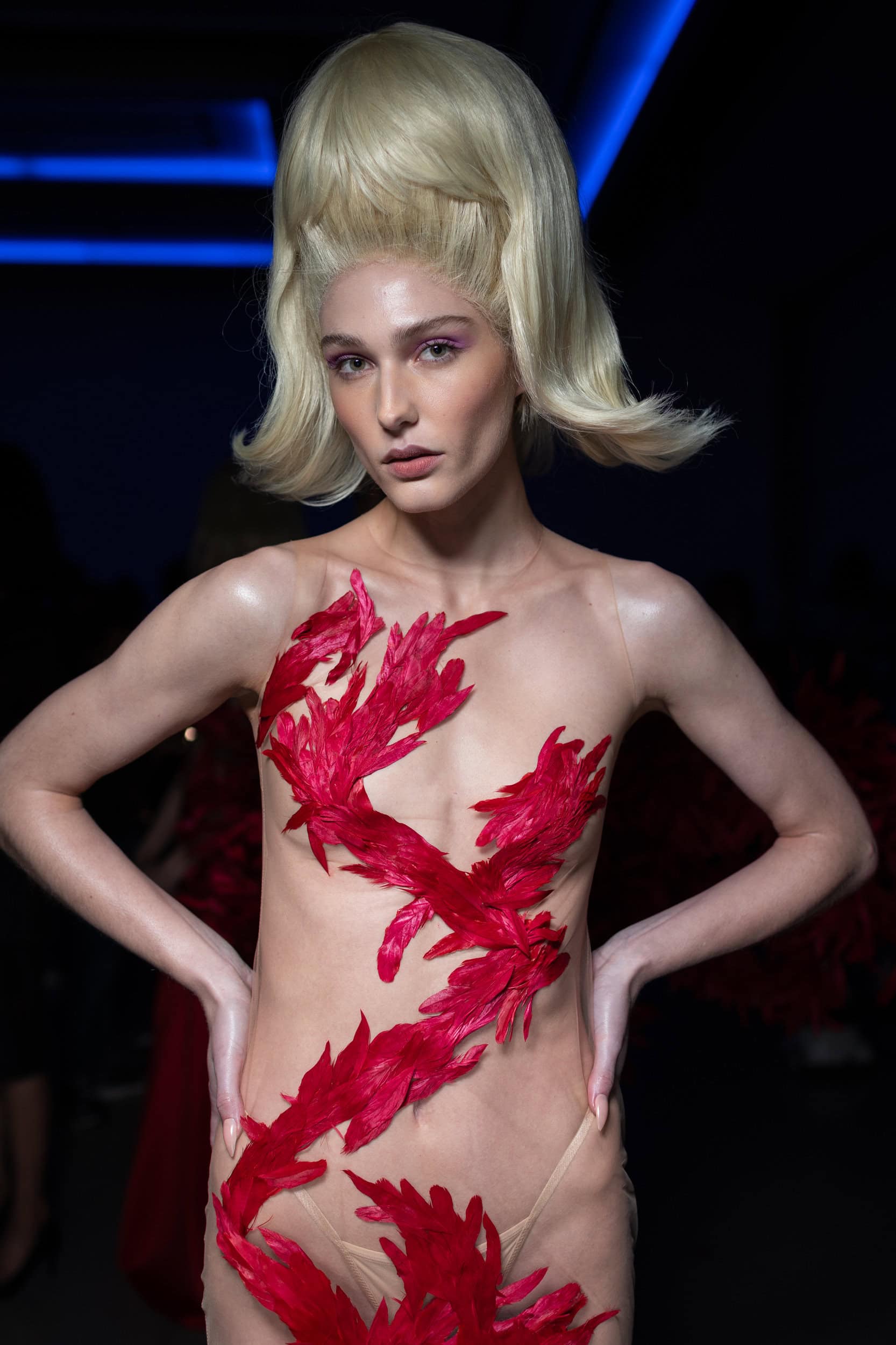 Christian Cowan  Fall 2025 Fashion Show Backstage