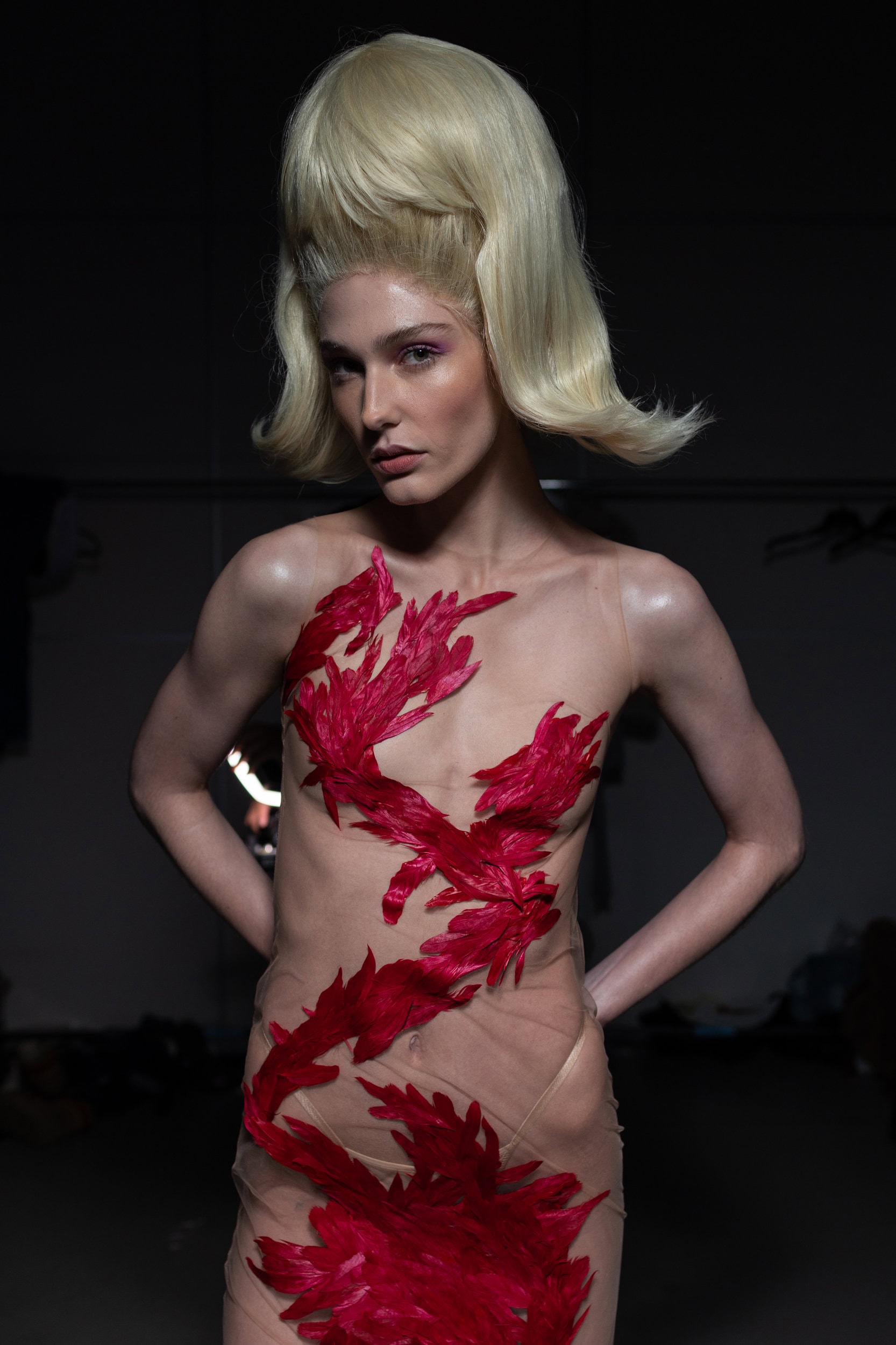 Christian Cowan  Fall 2025 Fashion Show Backstage