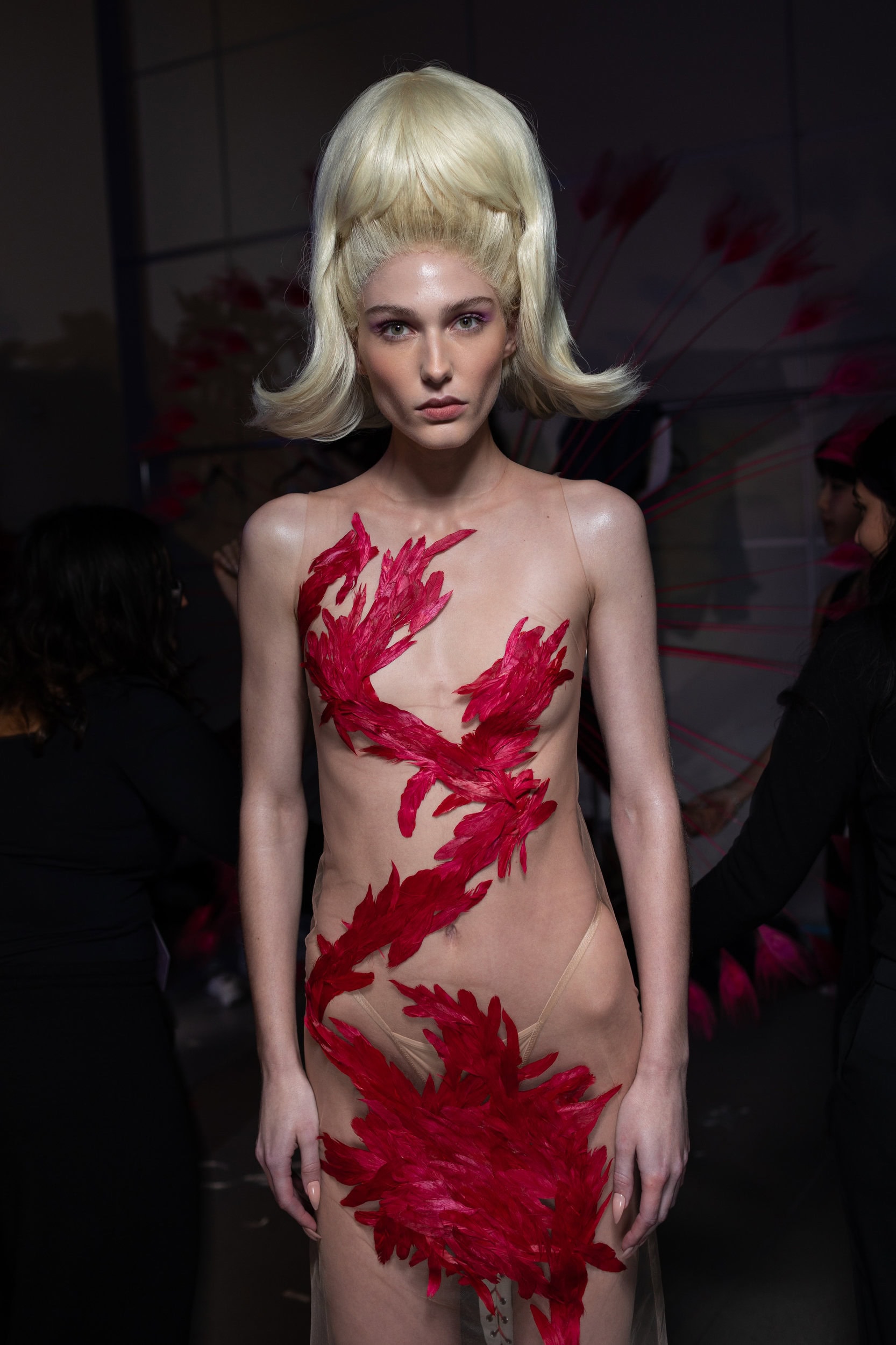 Christian Cowan  Fall 2025 Fashion Show Backstage