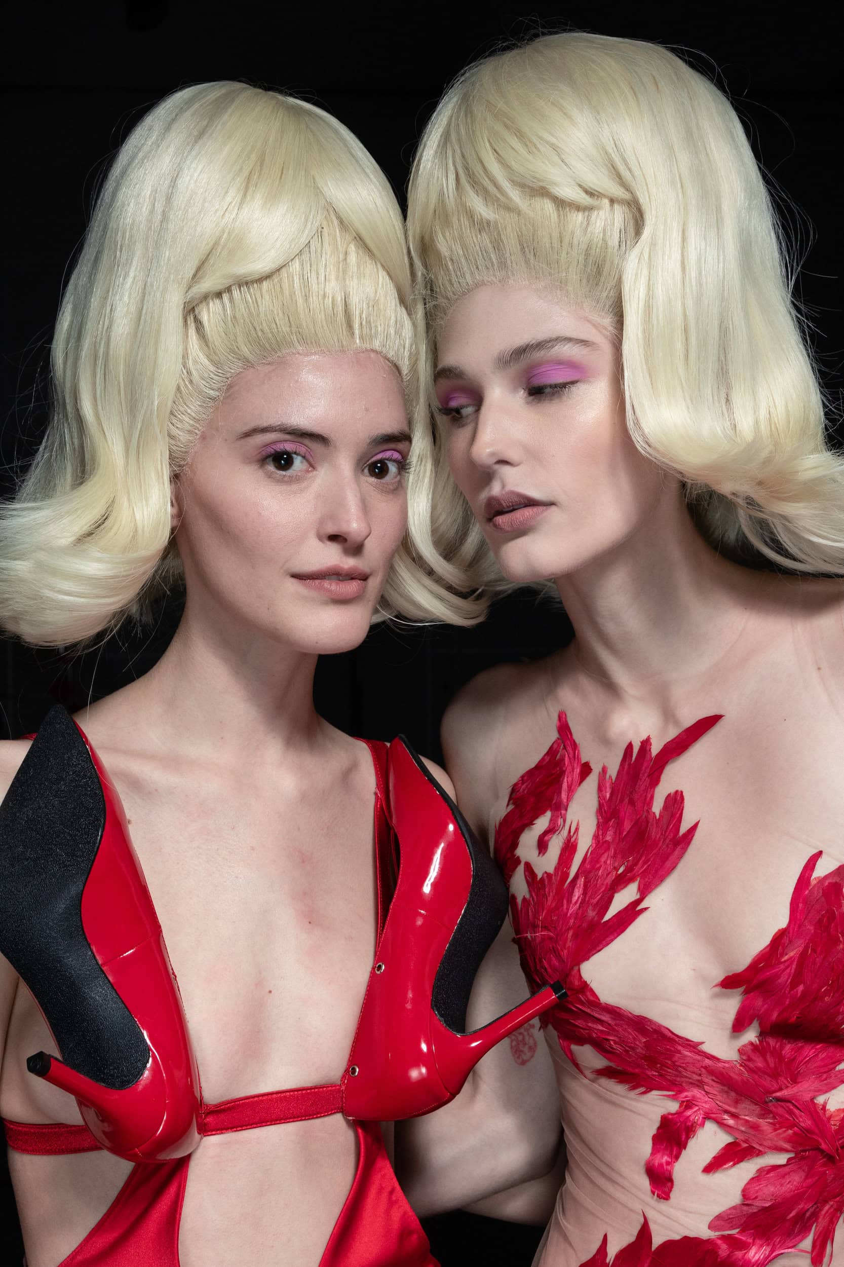 Christian Cowan  Fall 2025 Fashion Show Backstage
