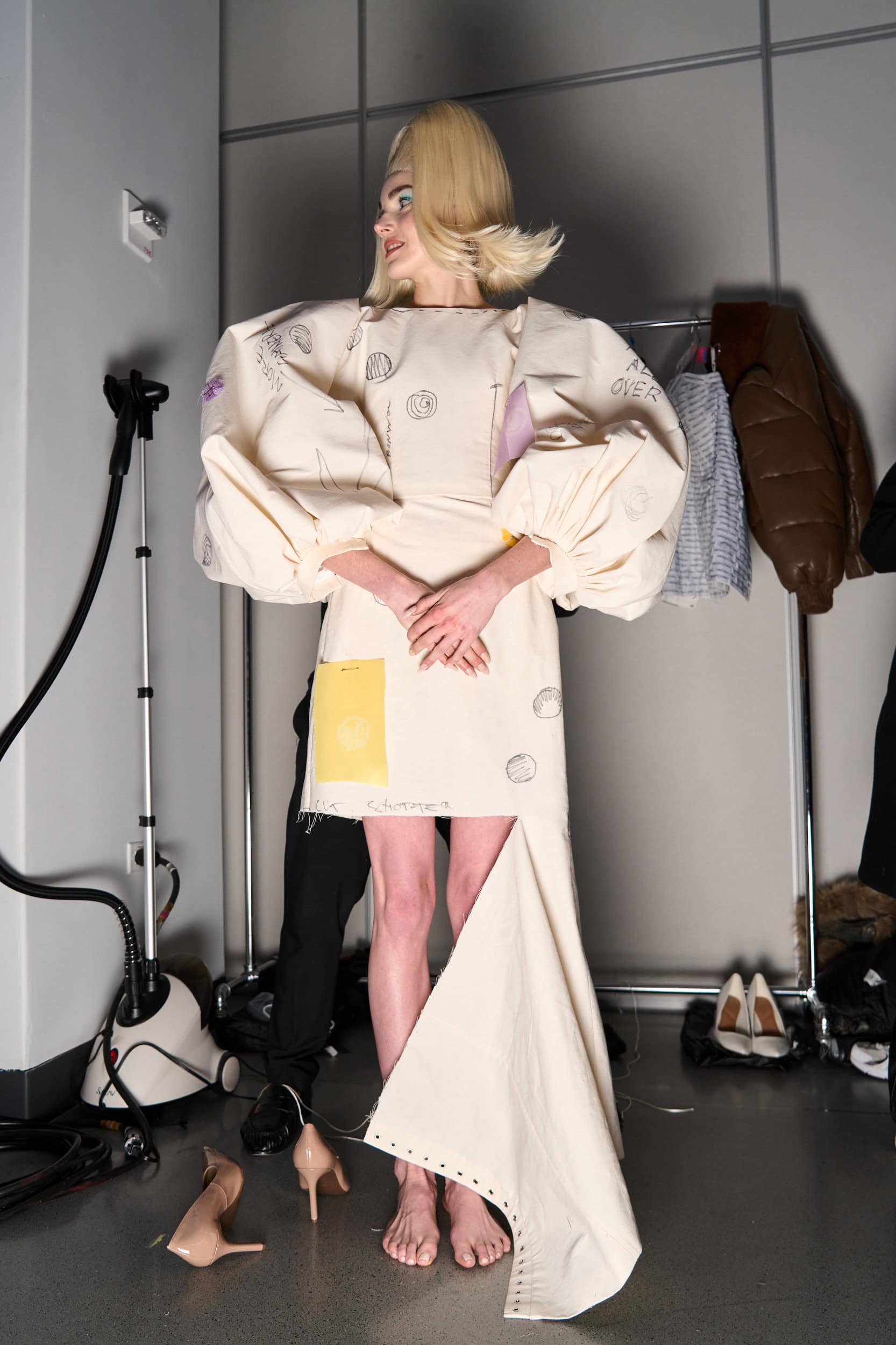 Christian Cowan  Fall 2025 Fashion Show Backstage