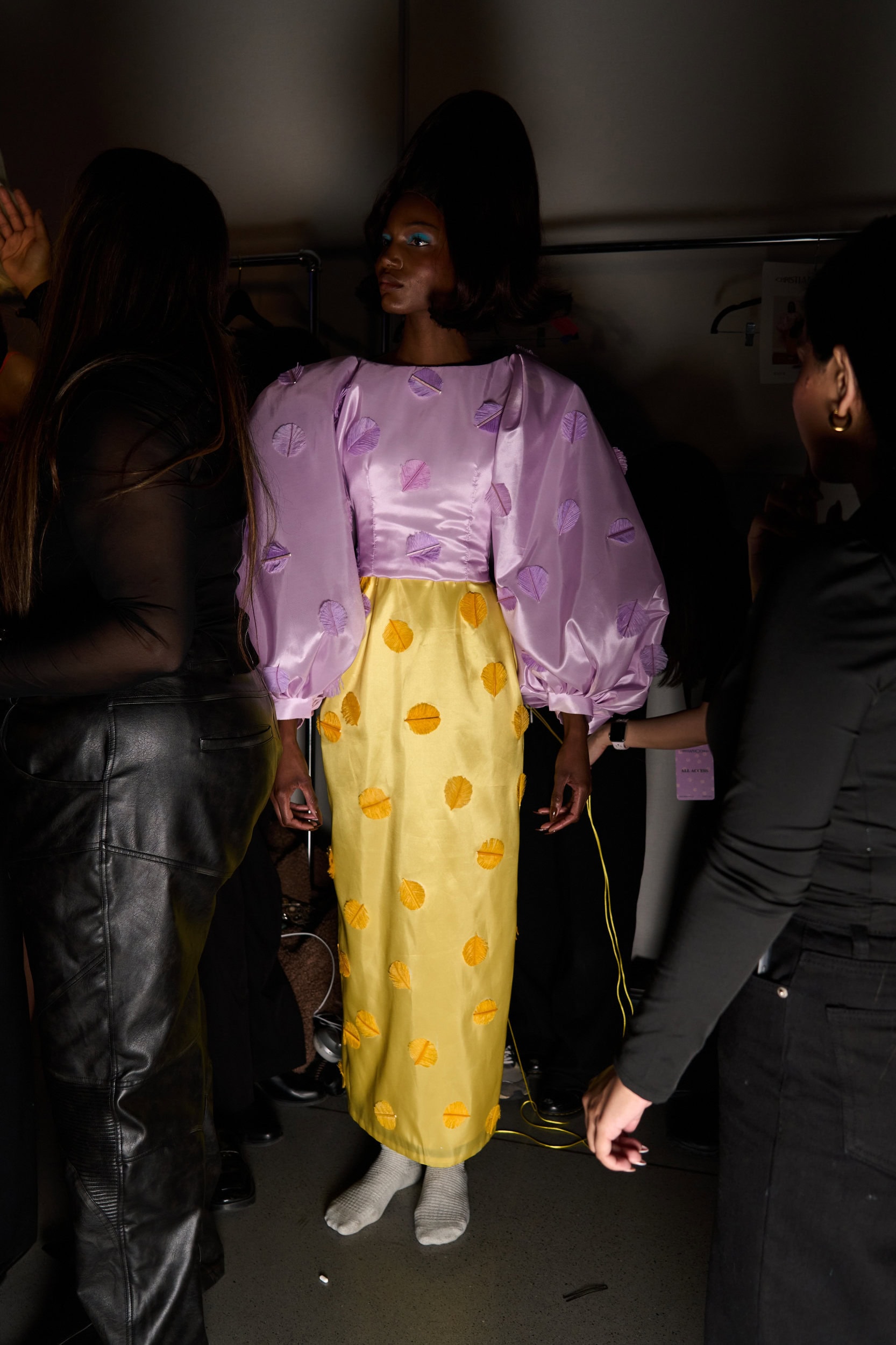 Christian Cowan  Fall 2025 Fashion Show Backstage