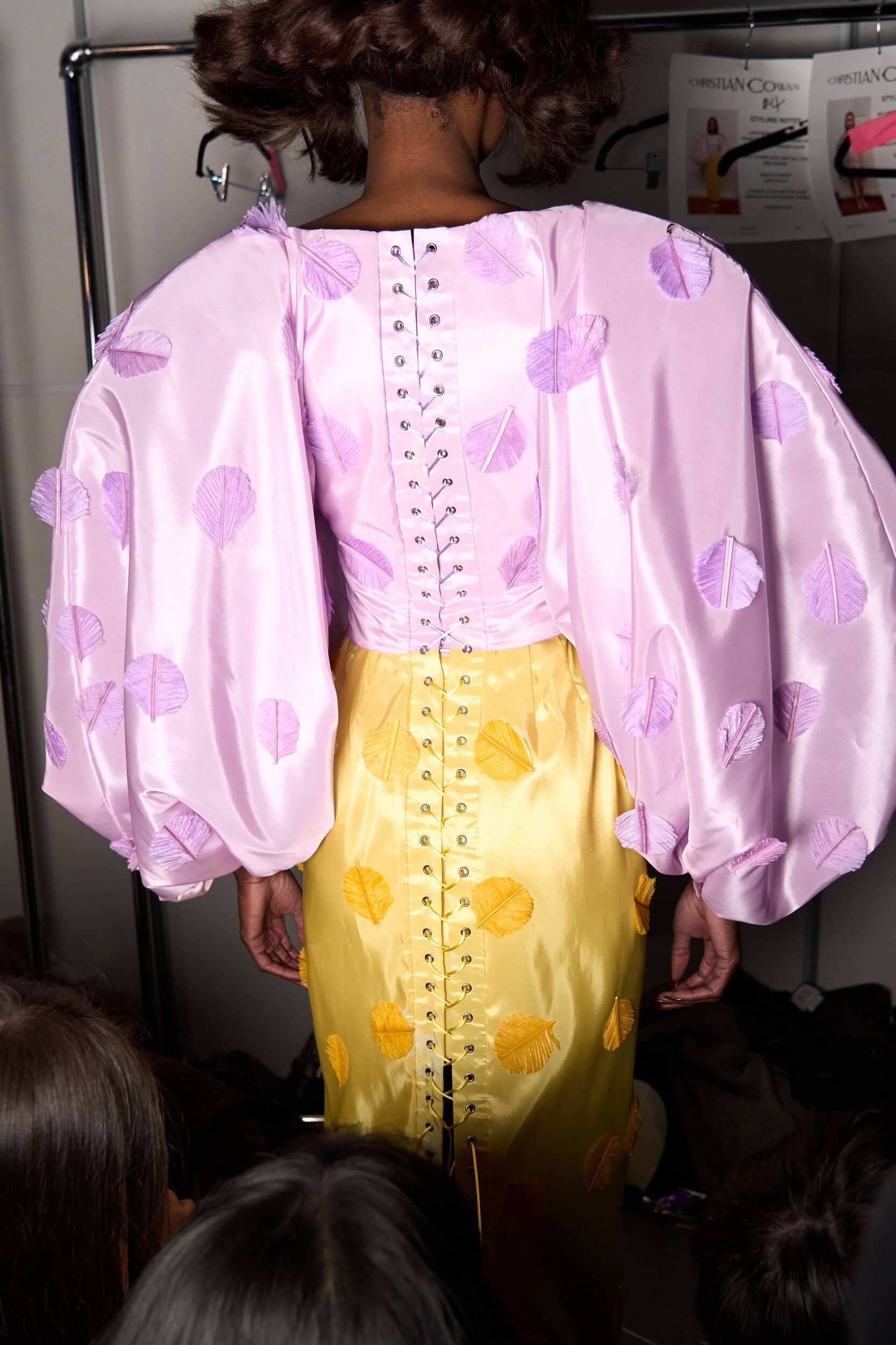 Christian Cowan  Fall 2025 Fashion Show Backstage