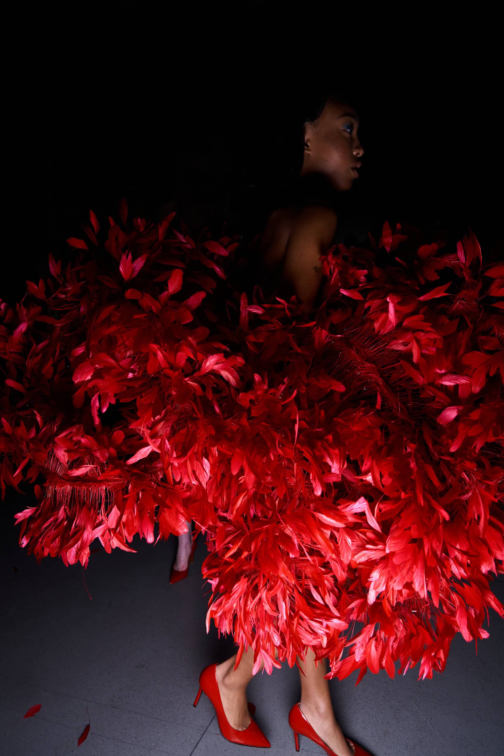 Christian Cowan  Fall 2025 Fashion Show Backstage