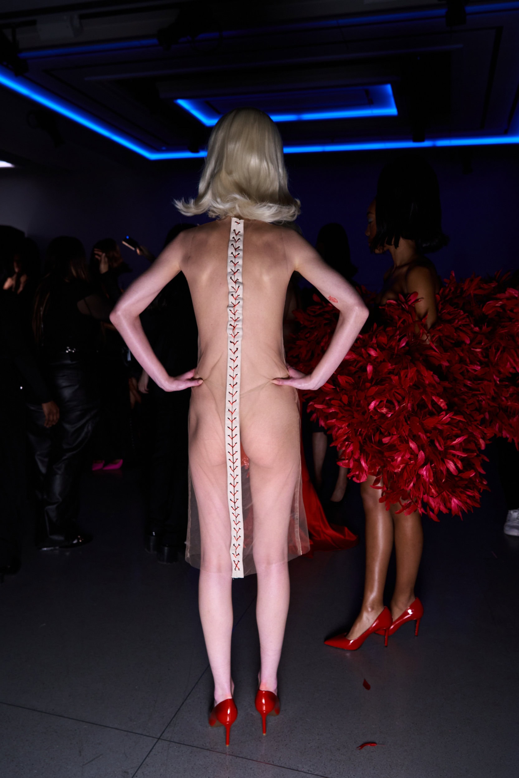 Christian Cowan  Fall 2025 Fashion Show Backstage
