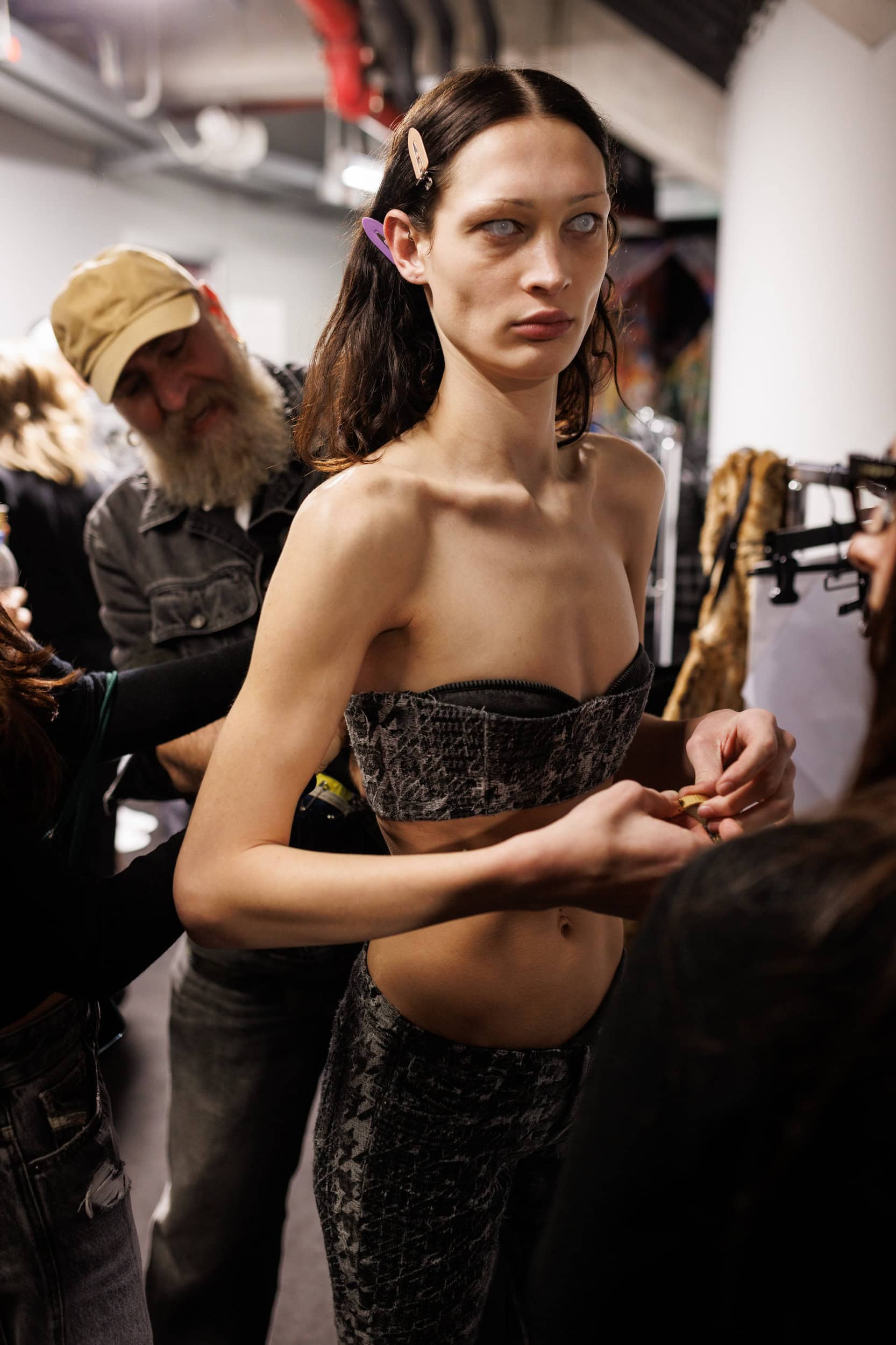 Diesel Fall 2025 Fashion Show Backstage