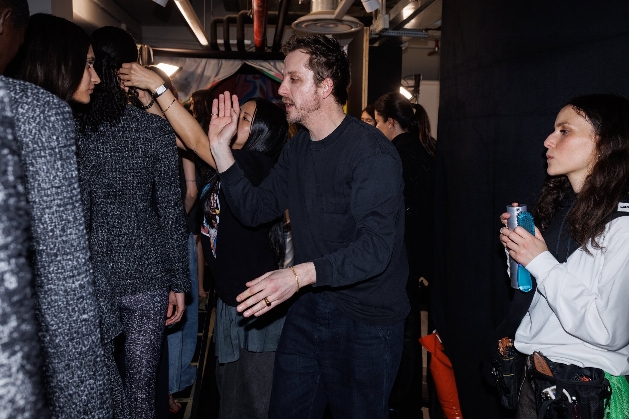 Diesel Fall 2025 Fashion Show Backstage