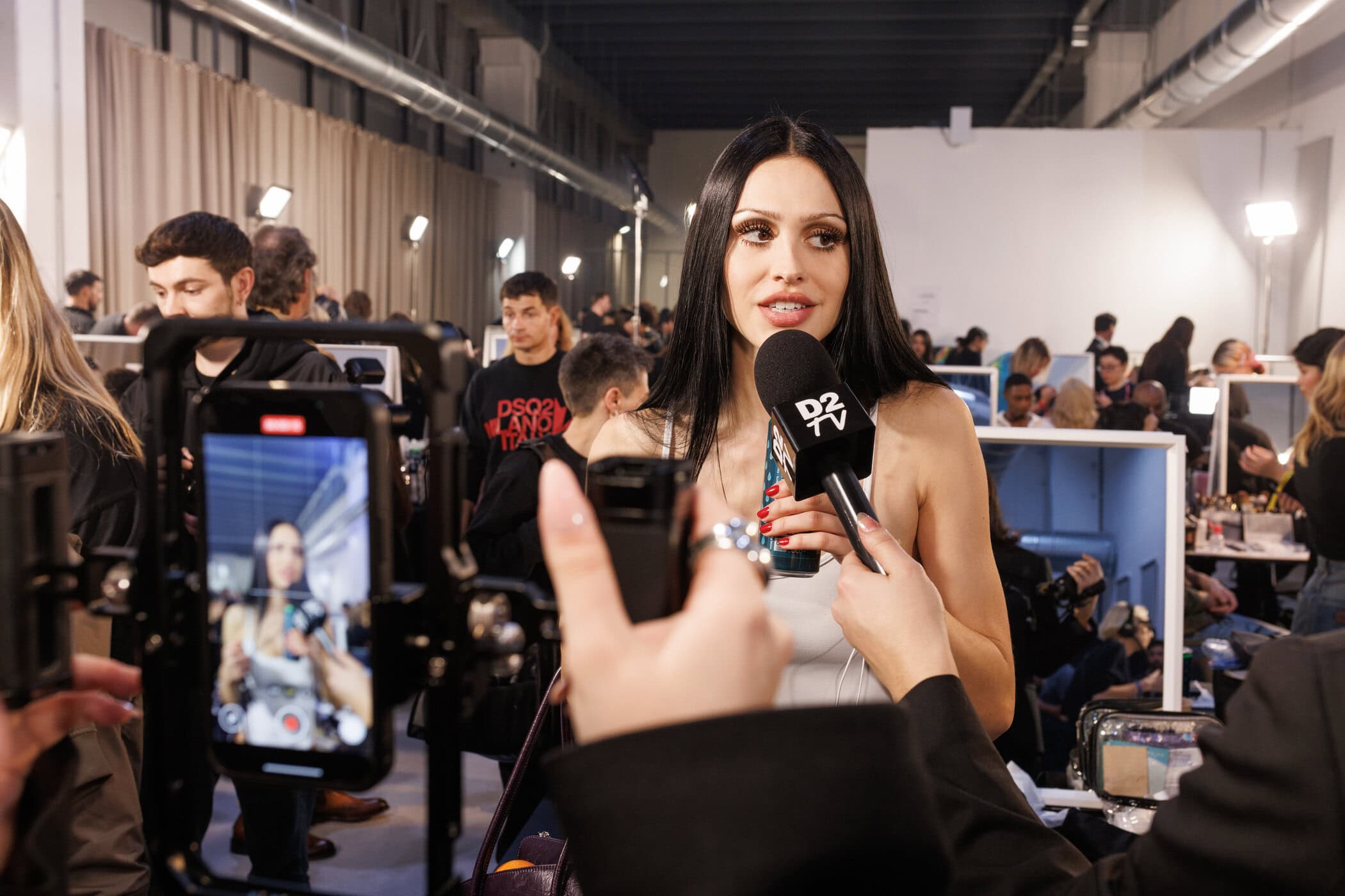 Dsquared2 Fall 2025 Fashion Show Backstage