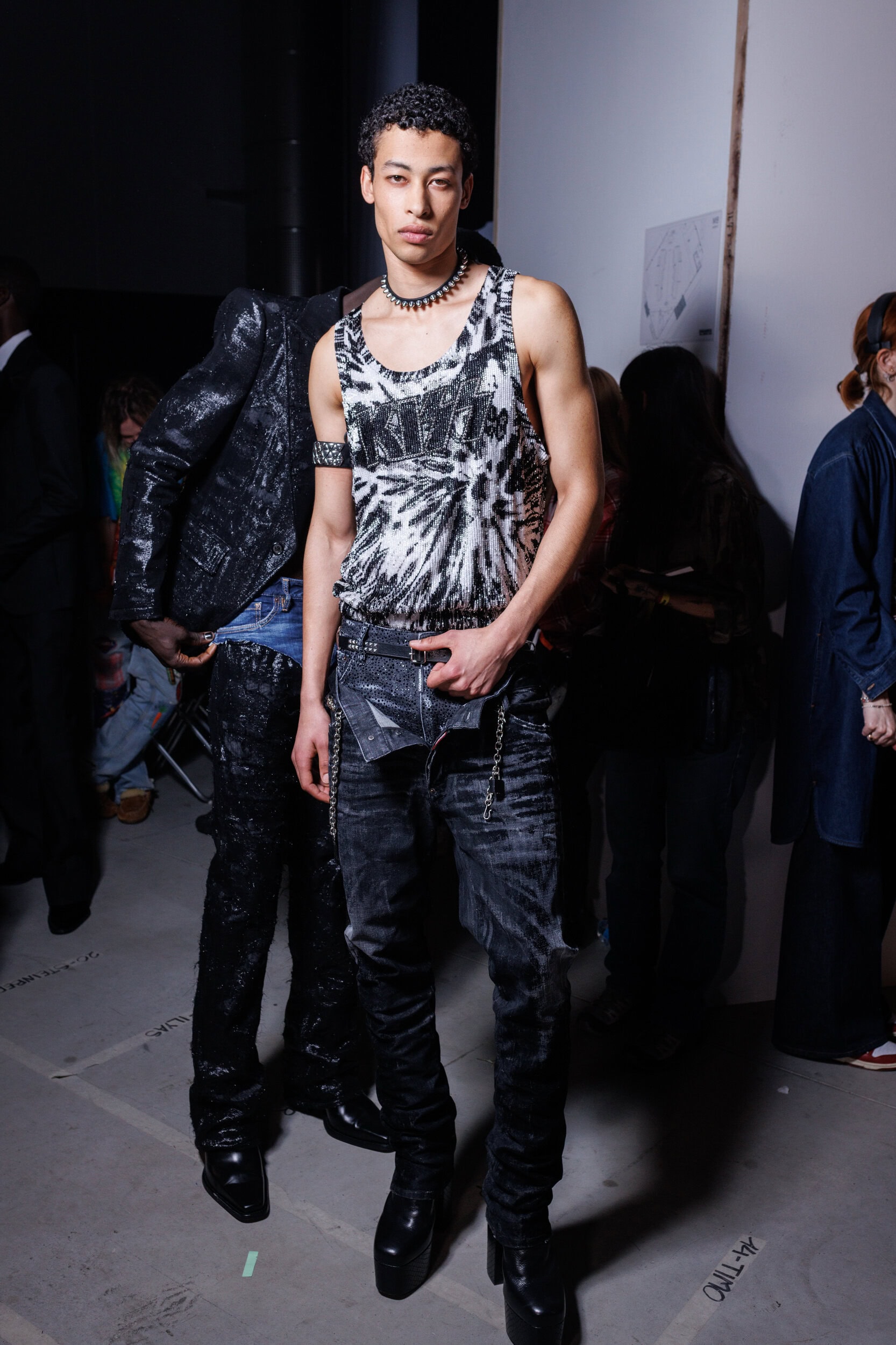 Dsquared2 Fall 2025 Fashion Show Backstage