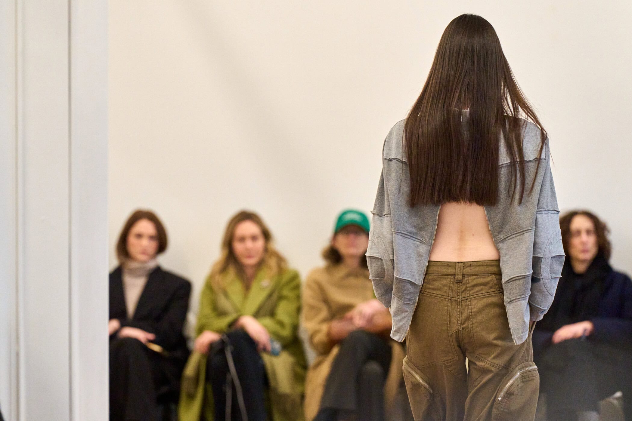 Eckhaus Latta  Fall 2025 Fashion Show Atmosphere