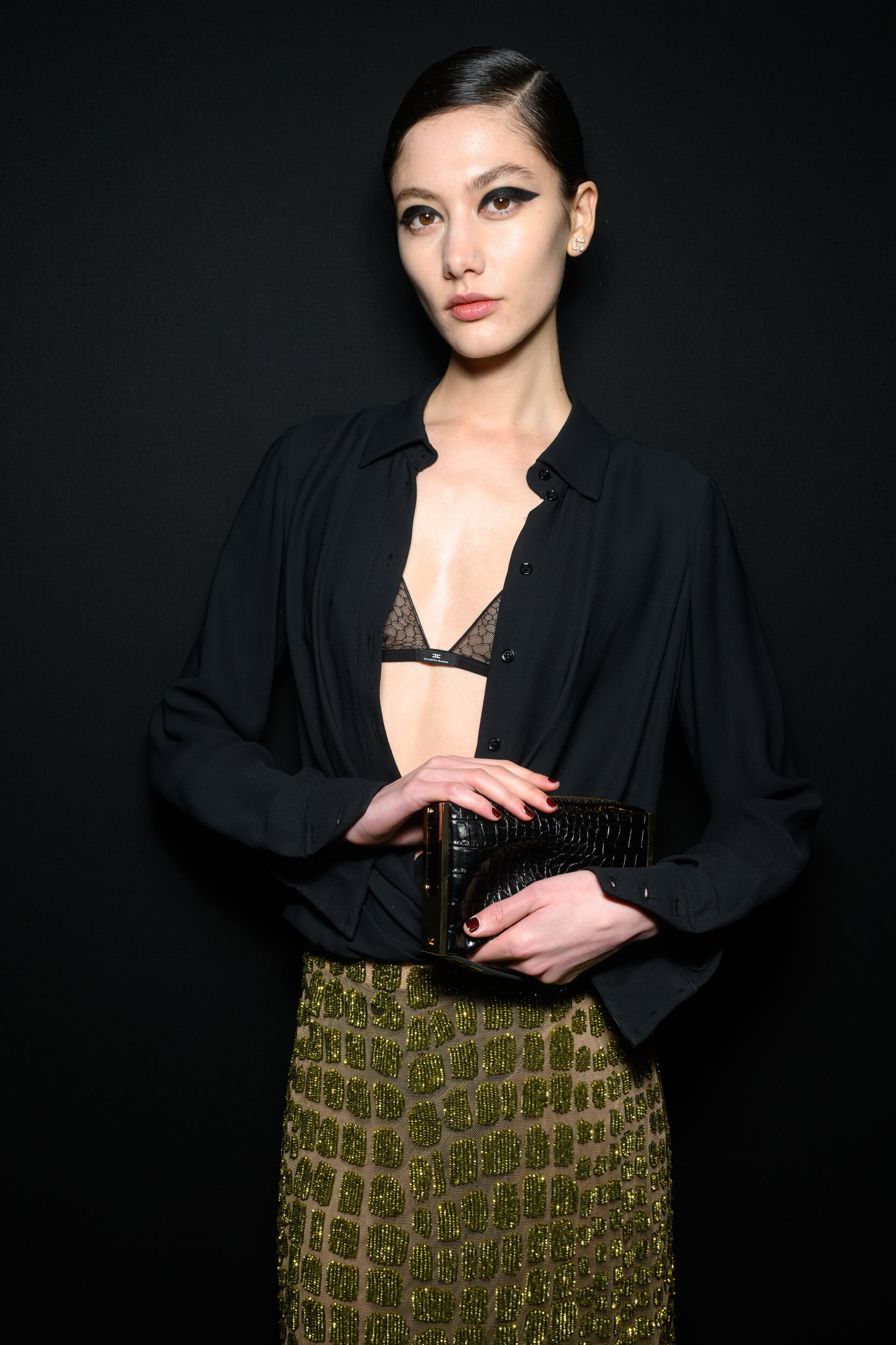 Elisabetta Franchi Fall 2025 Fashion Show Backstage