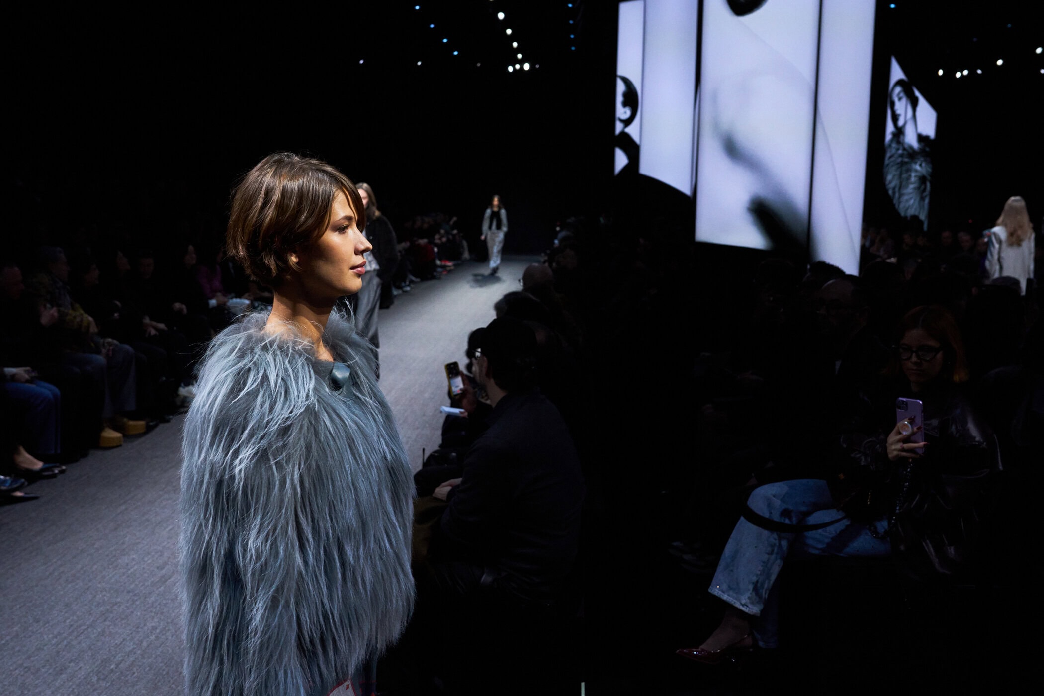 Emporio Armani Fall 2025 Fashion Show Atmosphere