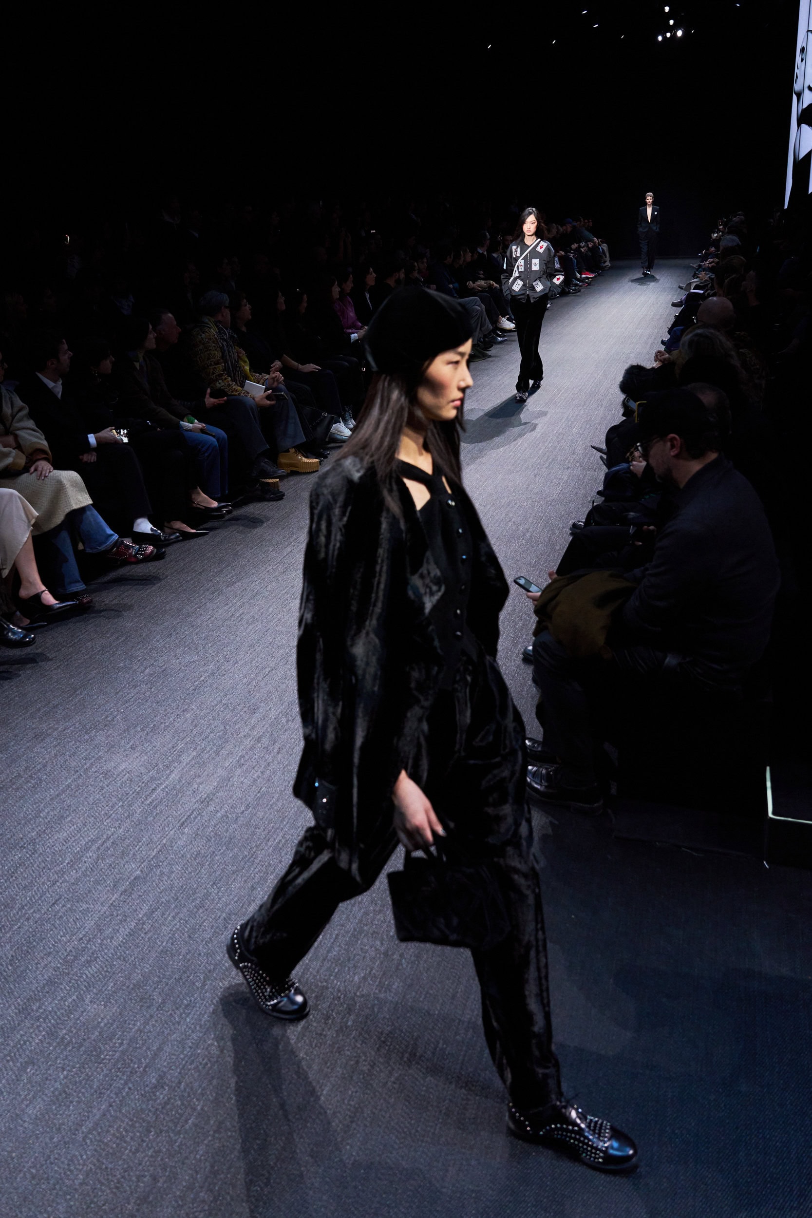 Emporio Armani Fall 2025 Fashion Show Atmosphere