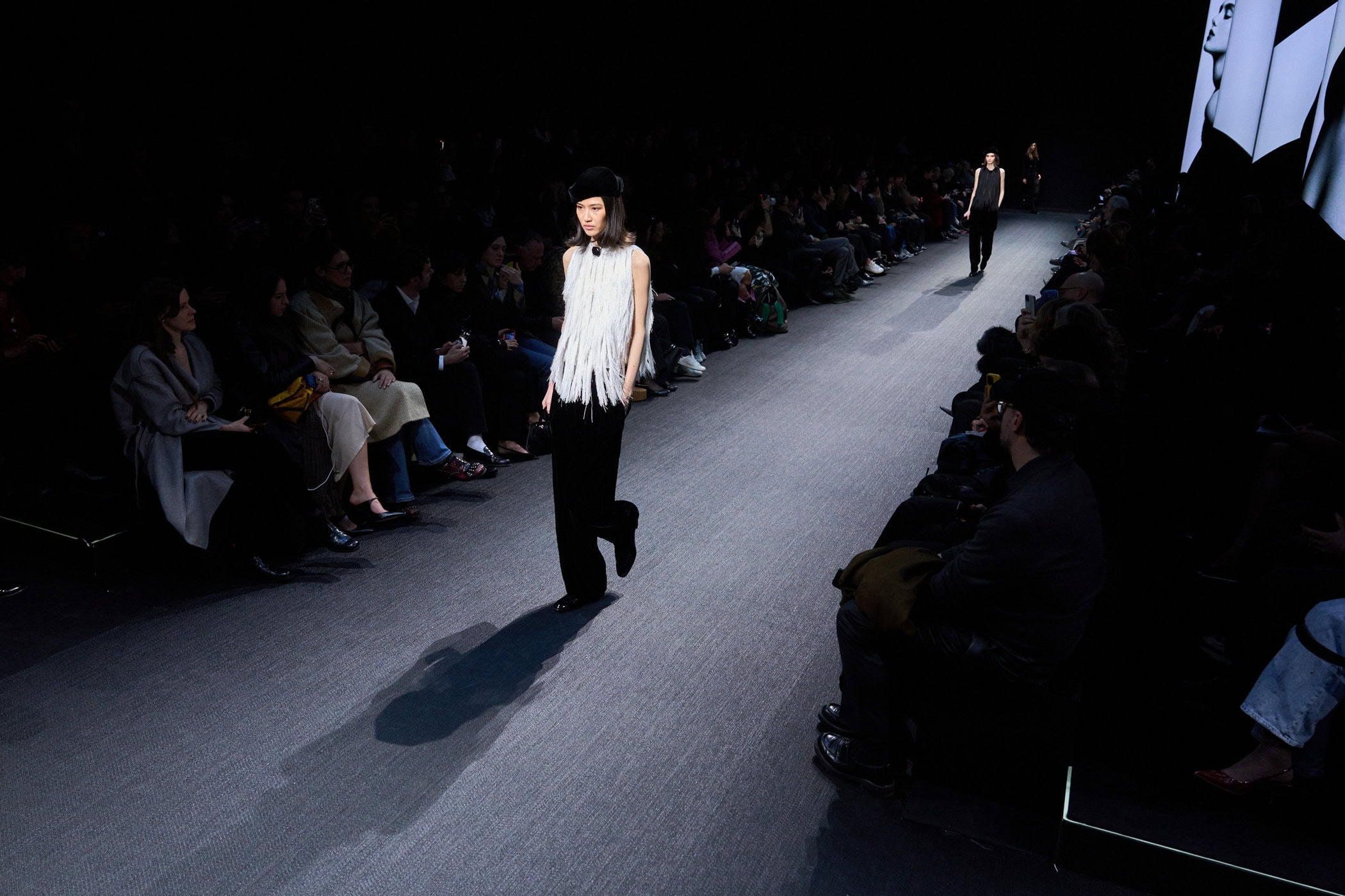 Emporio Armani Fall 2025 Fashion Show Atmosphere