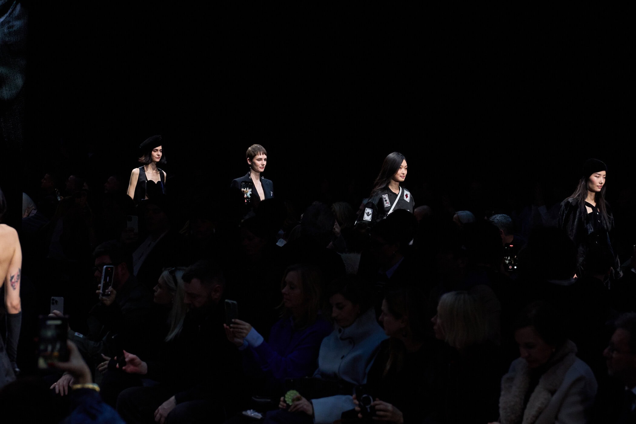 Emporio Armani Fall 2025 Fashion Show Atmosphere