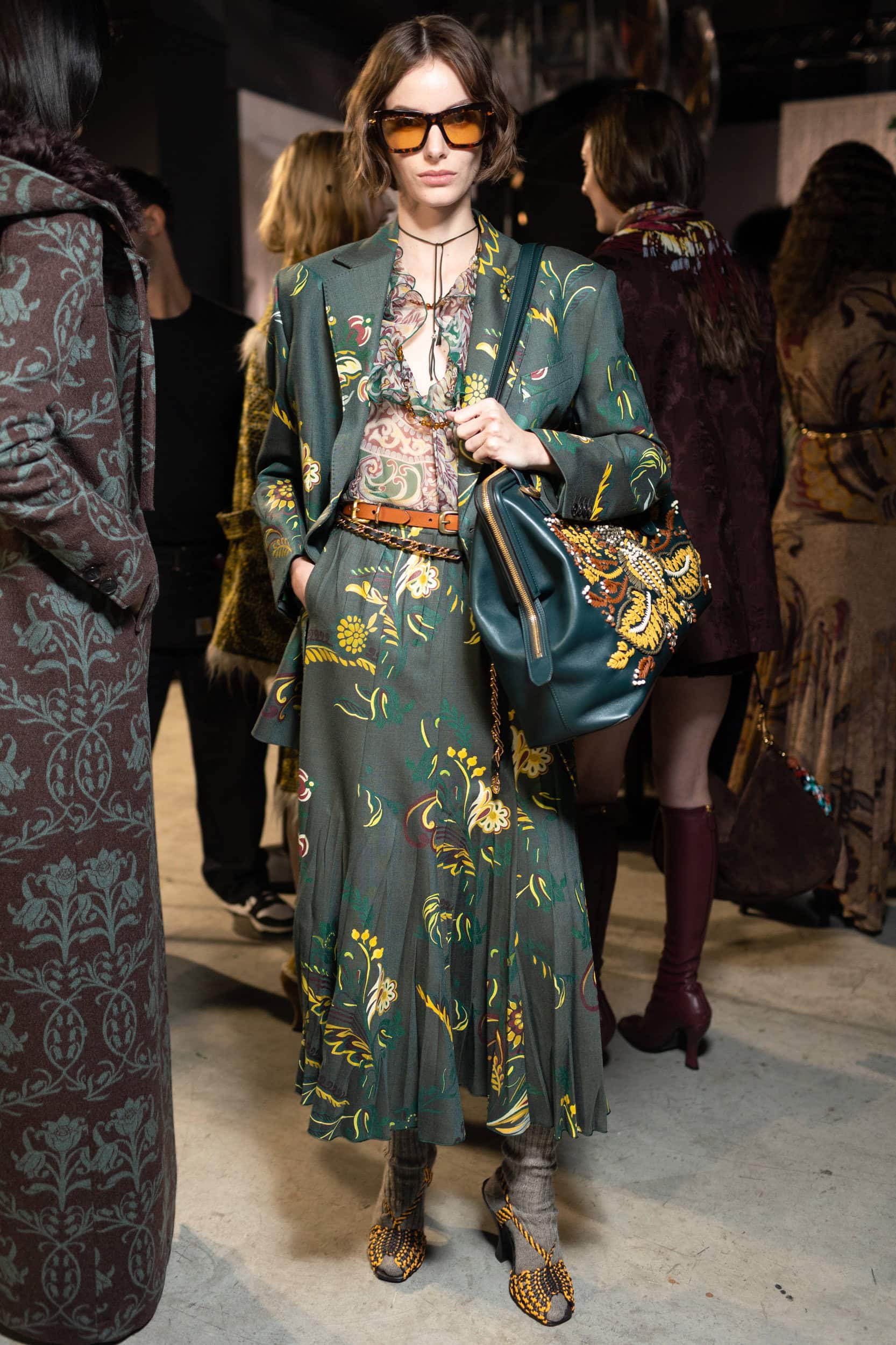 Etro Fall 2025 Fashion Show Backstage