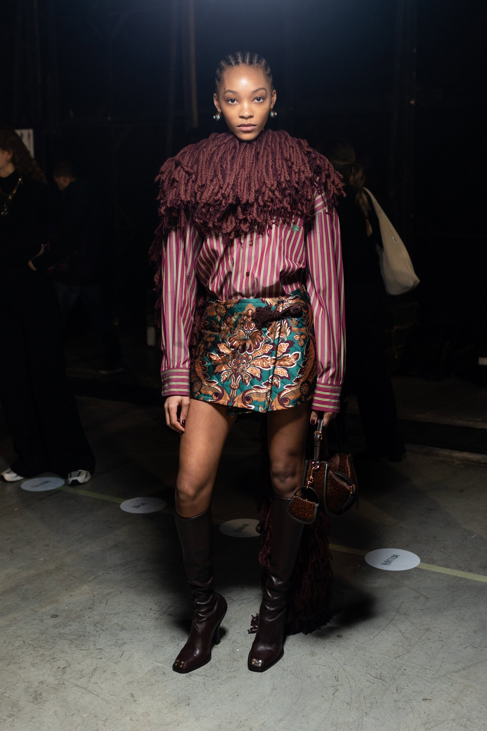 Etro Fall 2025 Fashion Show Backstage