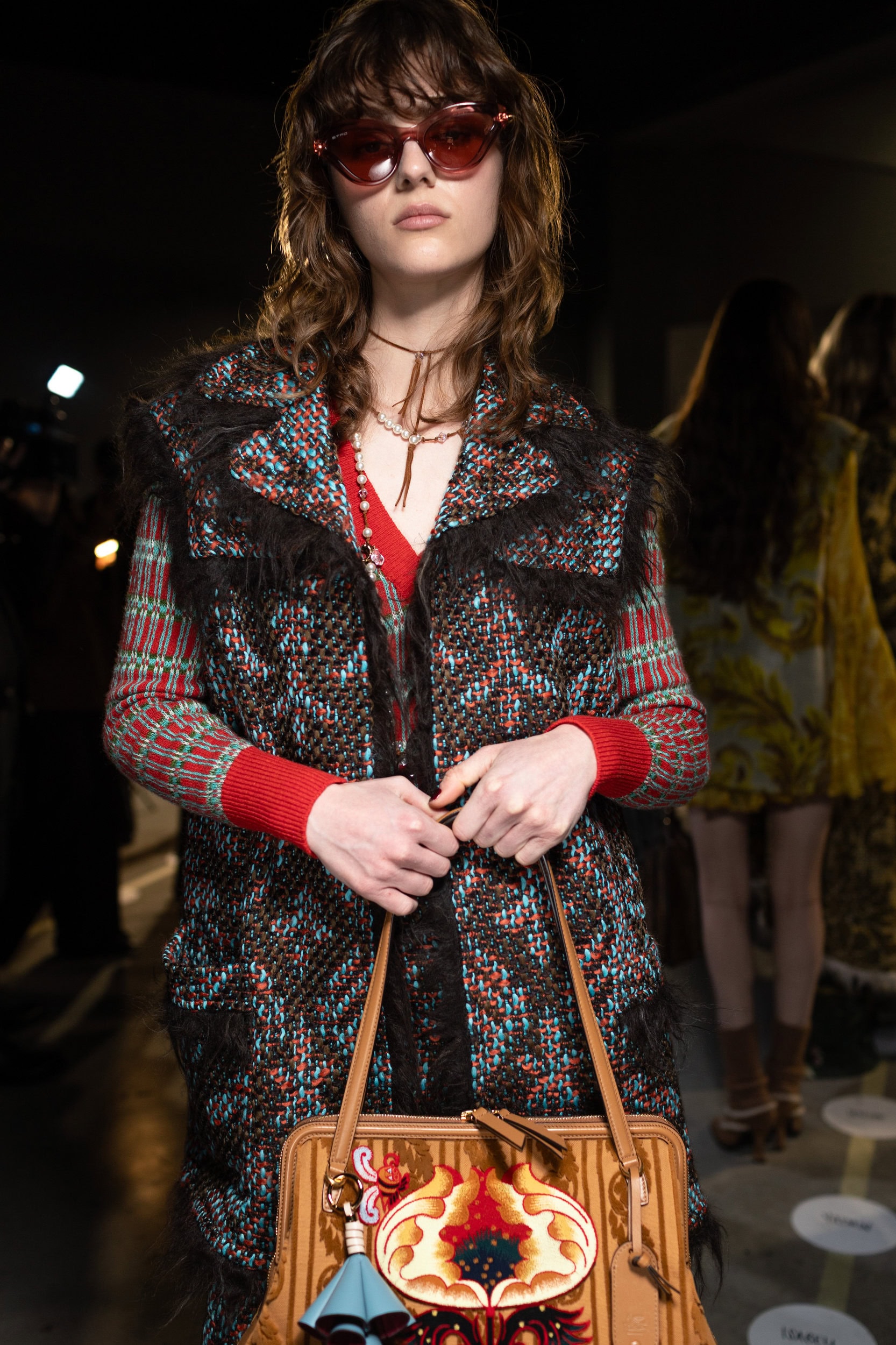 Etro Fall 2025 Fashion Show Backstage