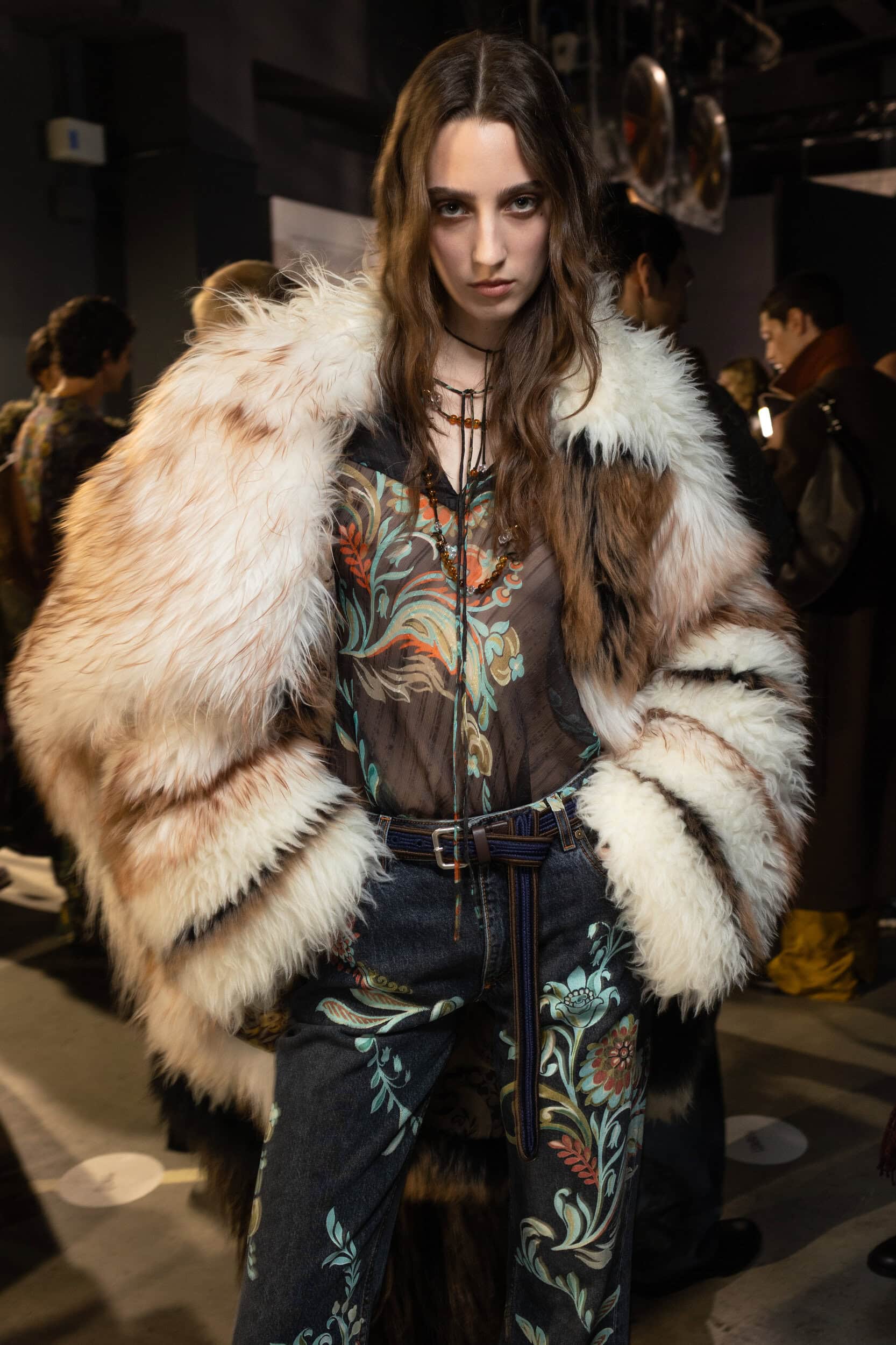 Etro Fall 2025 Fashion Show Backstage