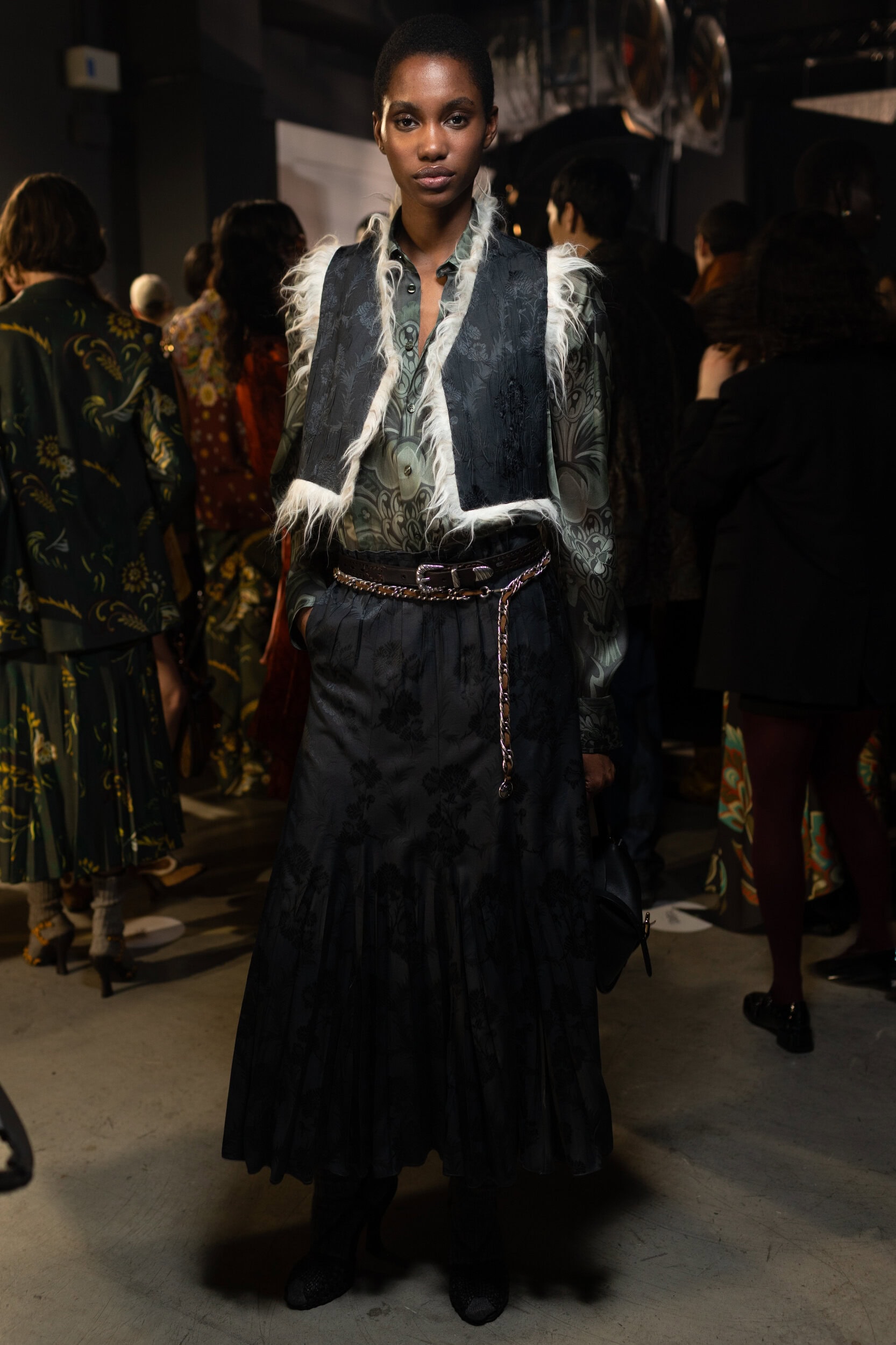 Etro Fall 2025 Fashion Show Backstage