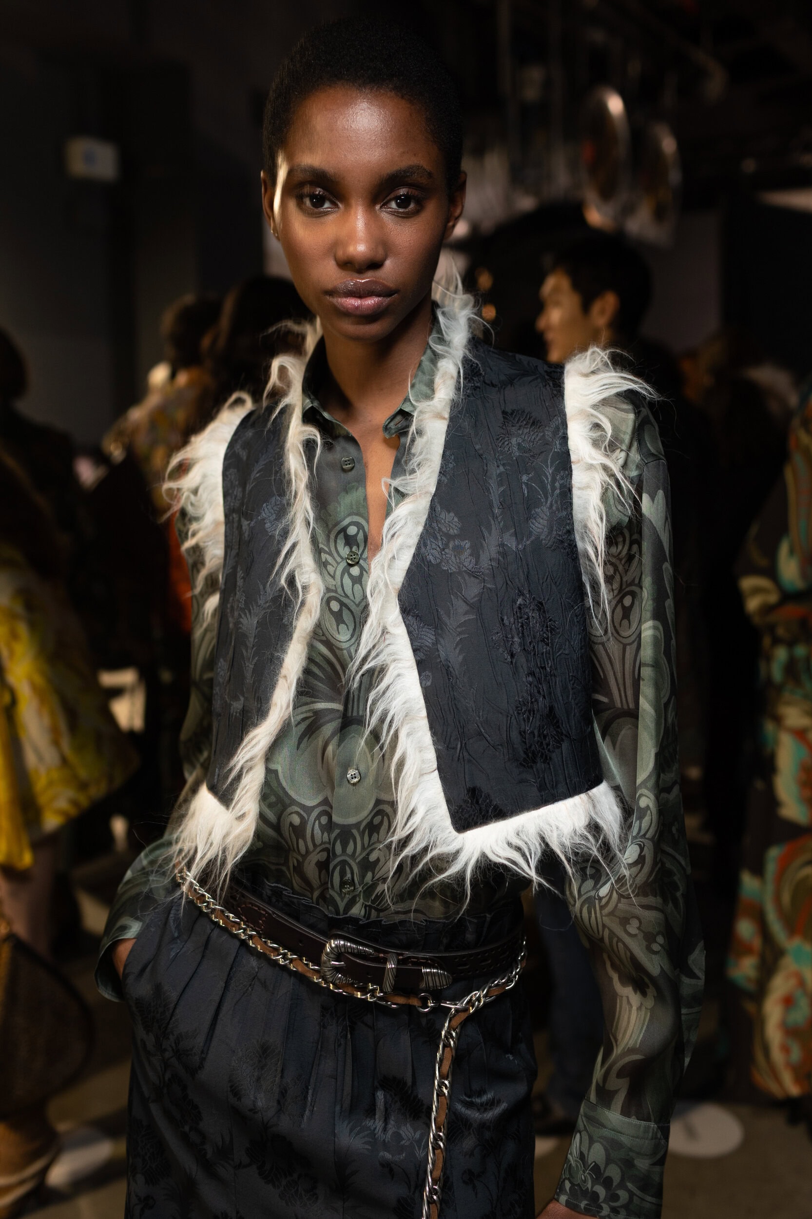 Etro Fall 2025 Fashion Show Backstage